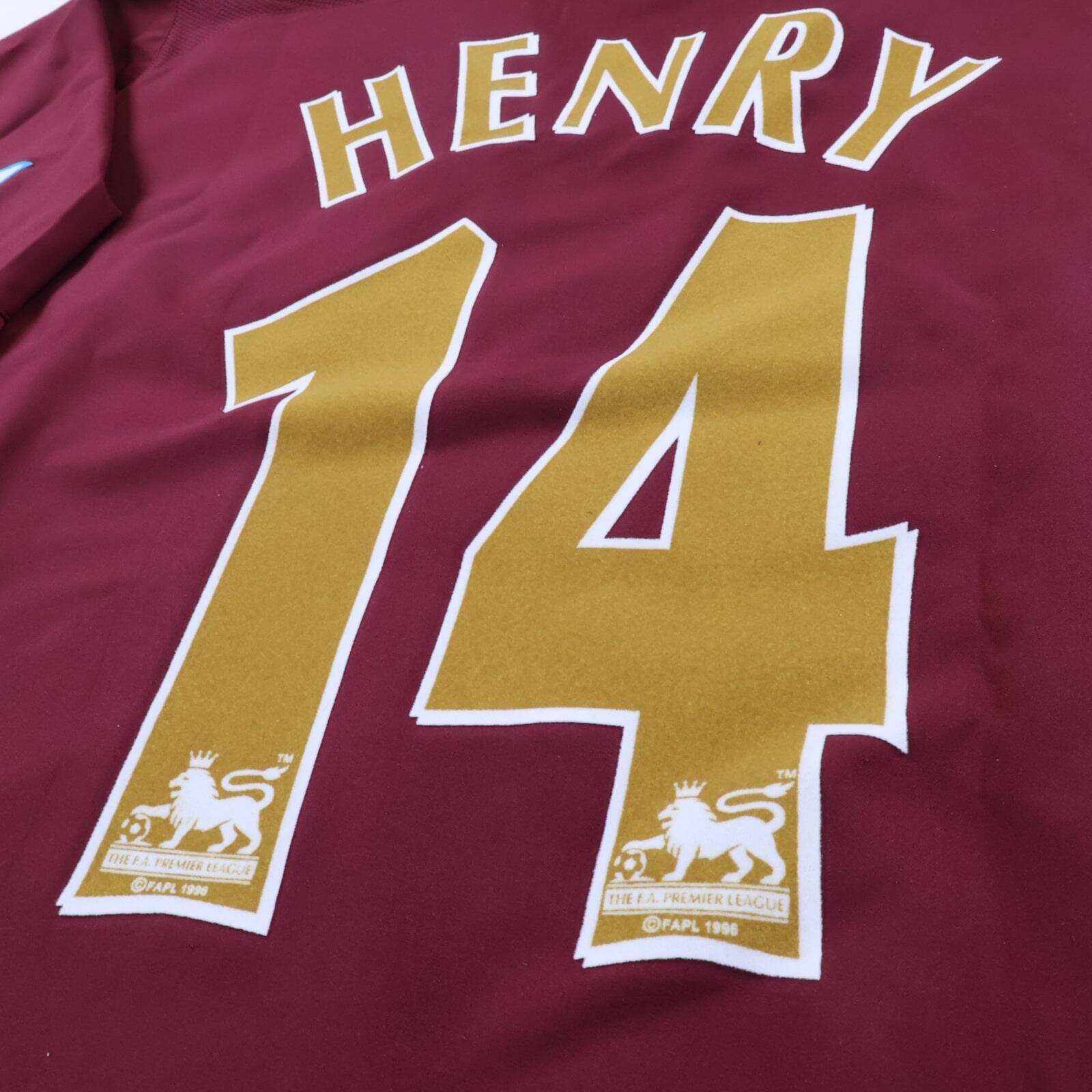 *BNIB* Arsenal Henry #14 2005/06 Home Shirt - L