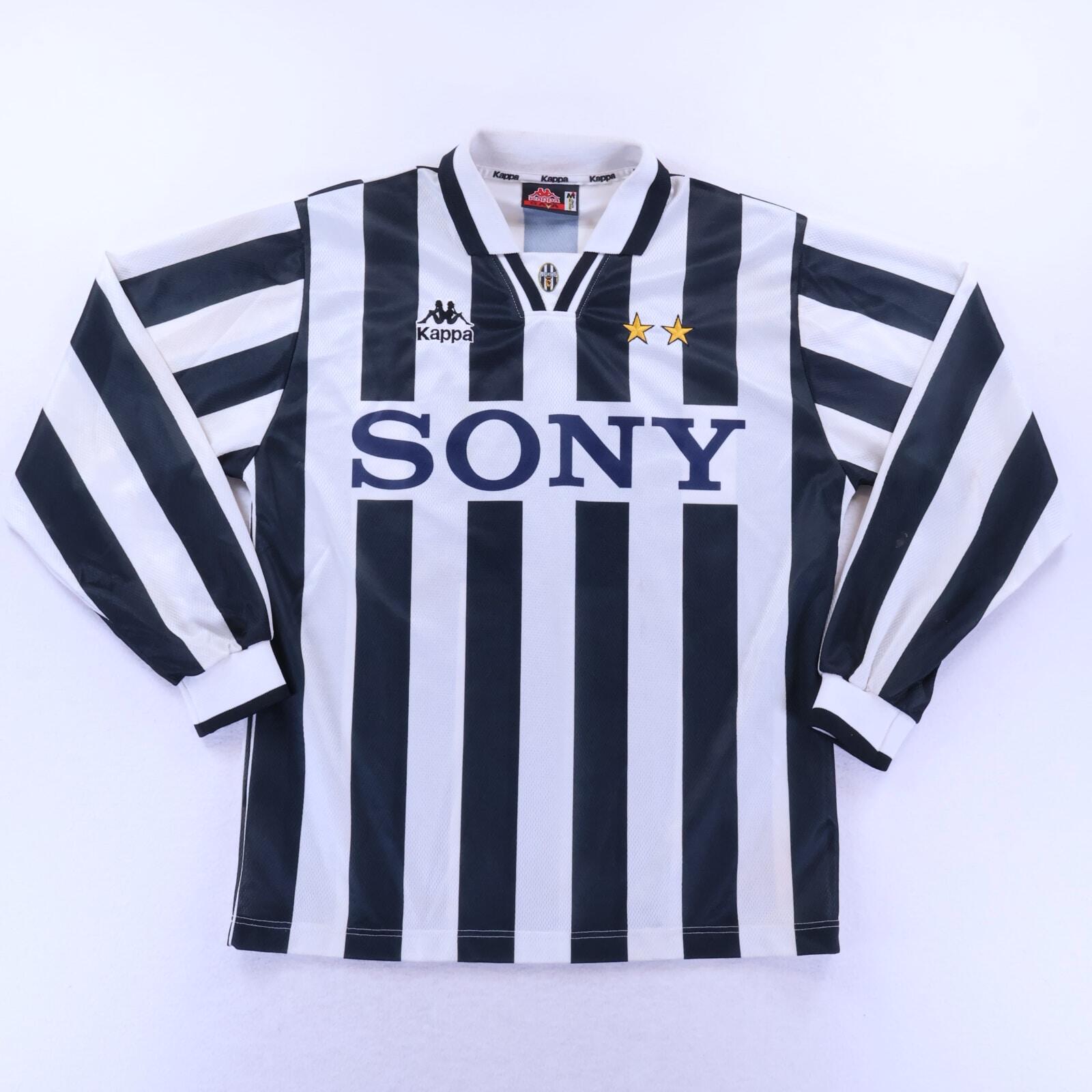 Juventus Vialli #9 1996/97 Home Shirt - Long Sleeve - M