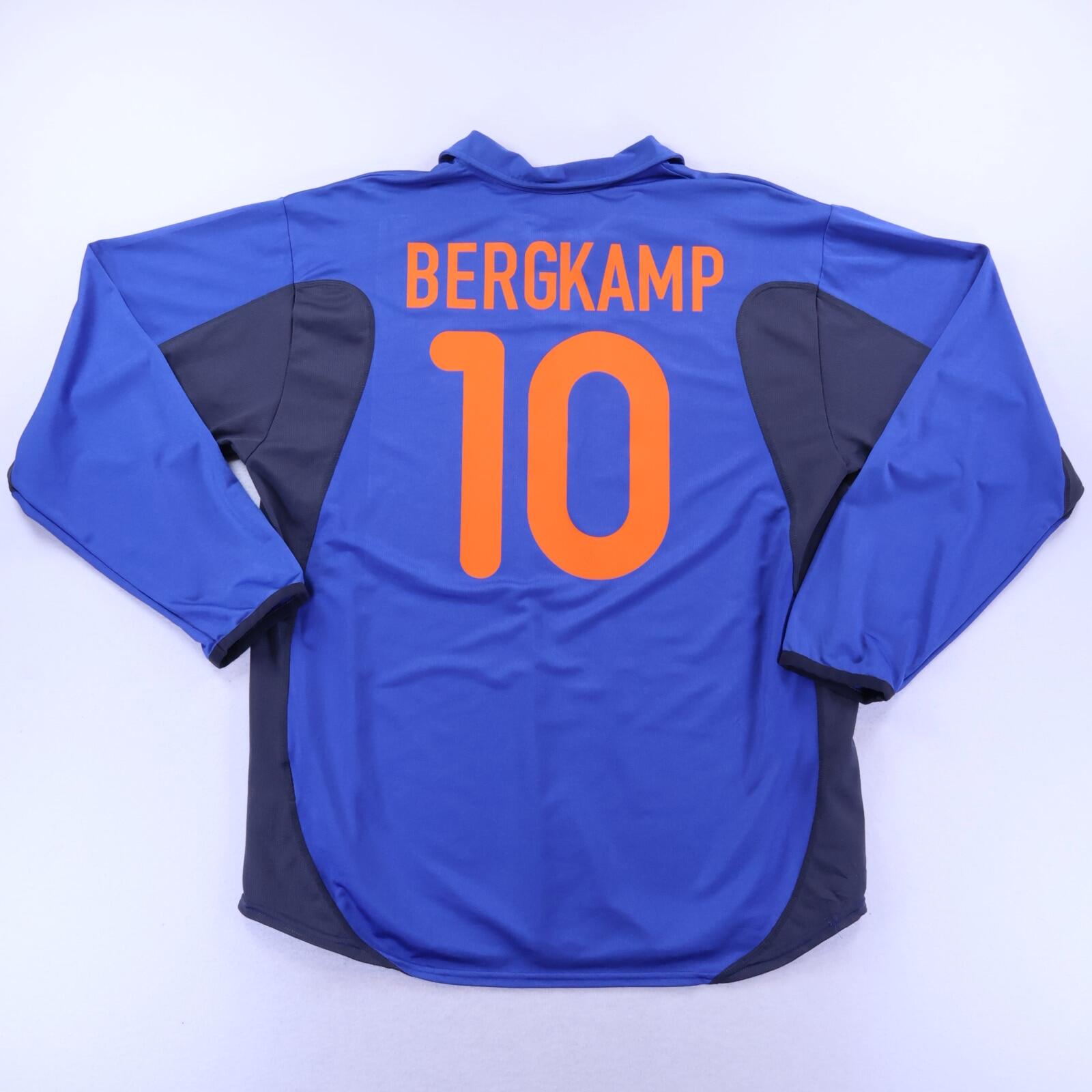 *MINT* Netherlands Bergkamp #10 2000/01 Away Shirt - Long Sleeve - XL