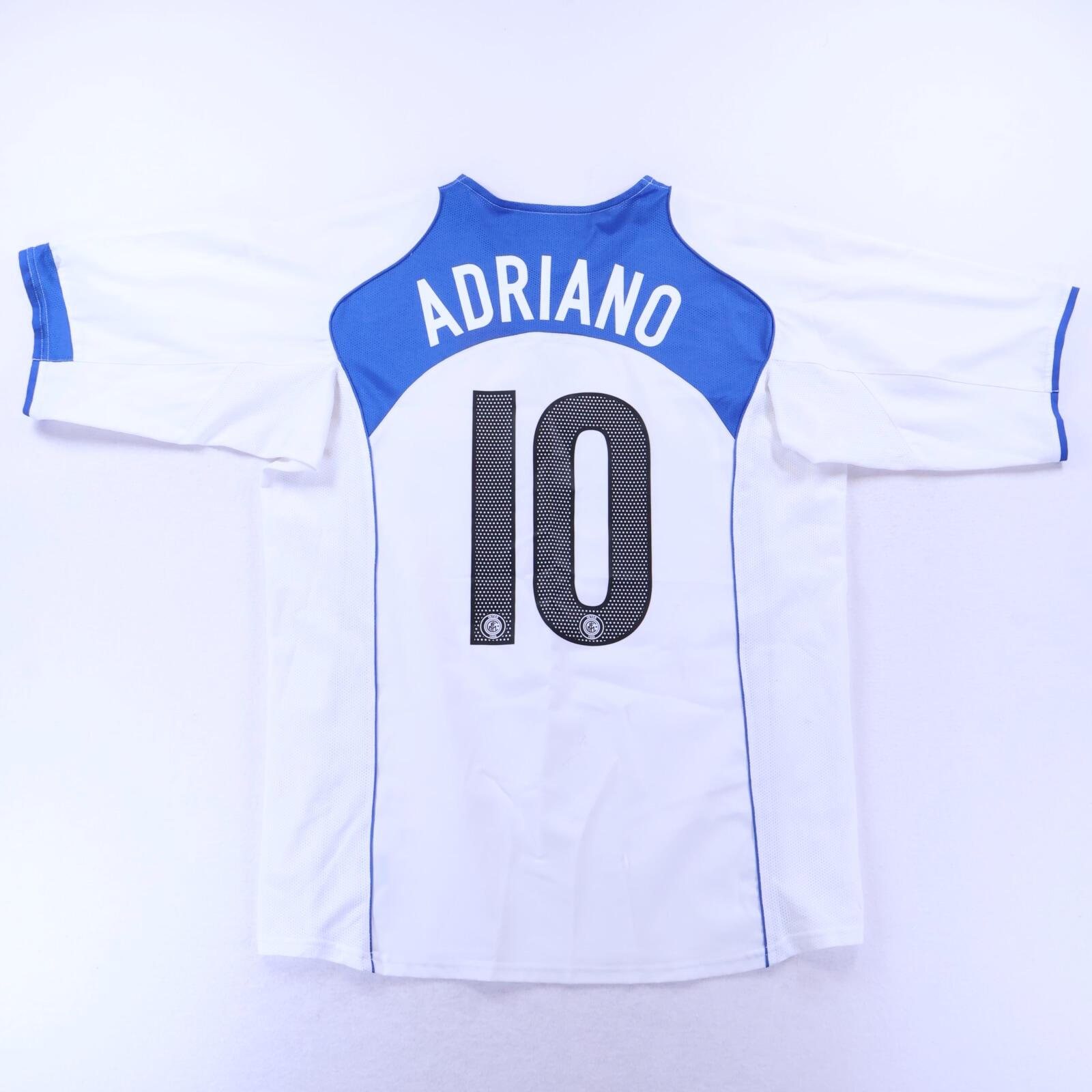 Inter Milan Adriano #10 2004/05 Away Shirt - L