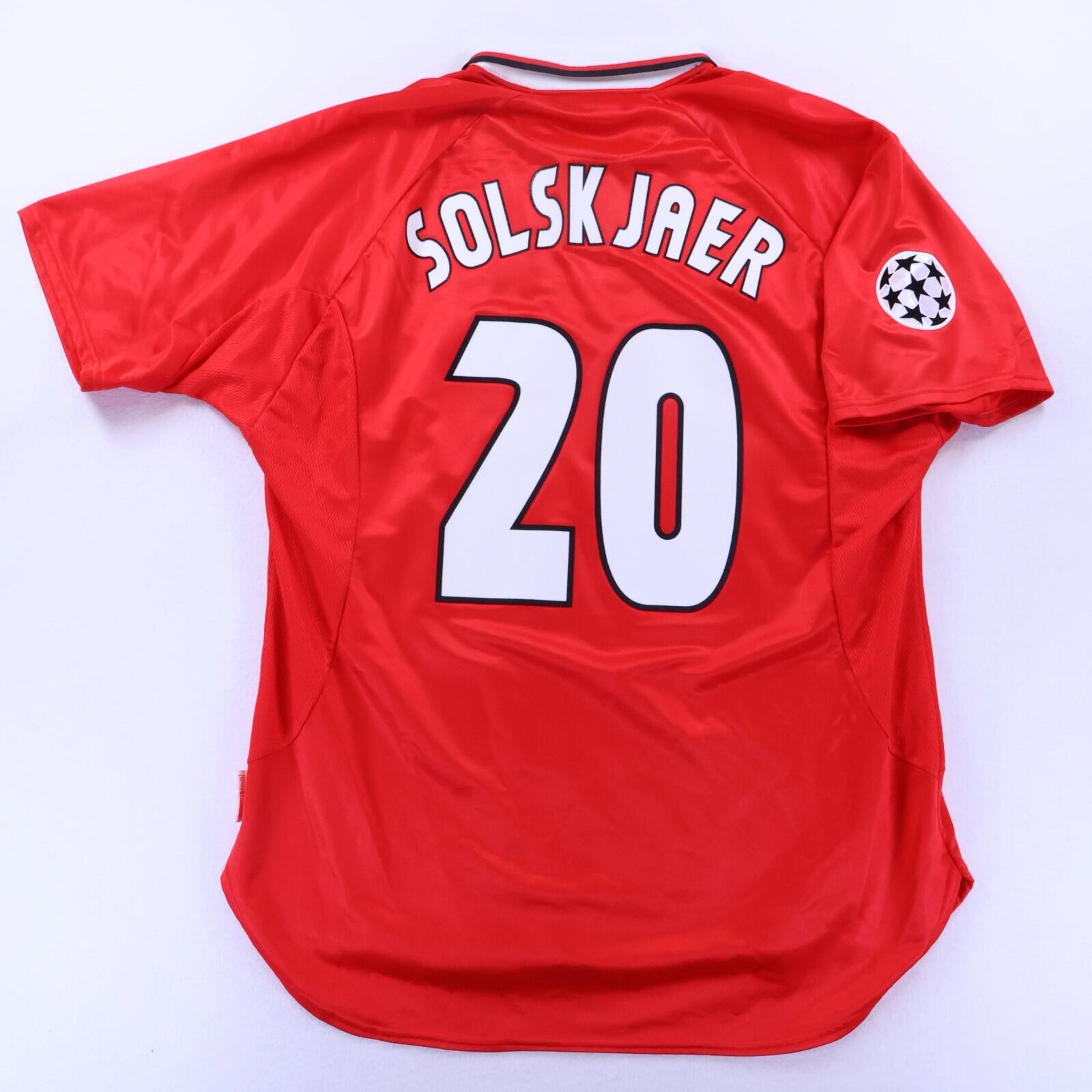 Manchester United Solskjaer #20 1998/00 Home Shirt - XL