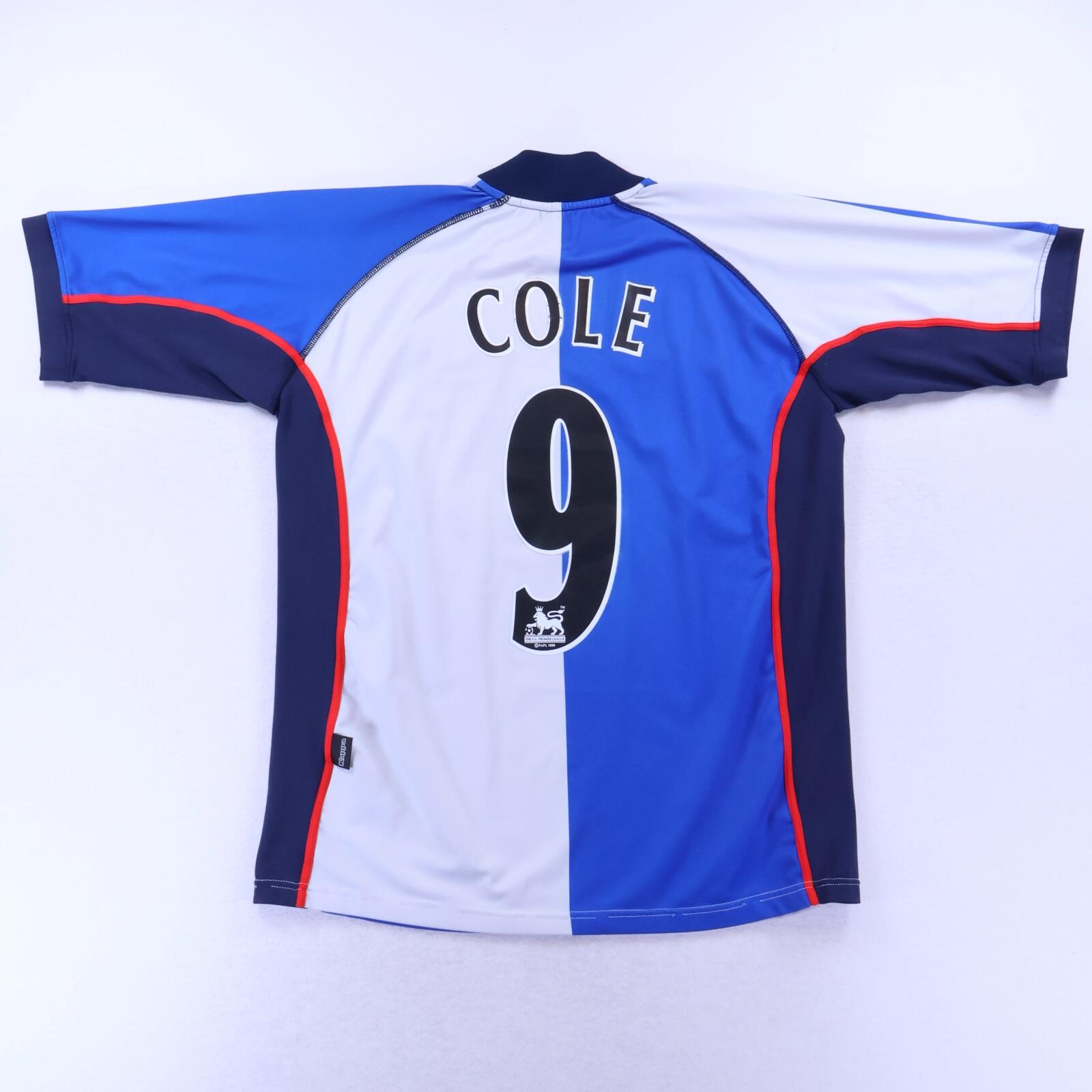 Blackburn Rovers Cole #9 2003/04 Home Shirt - L