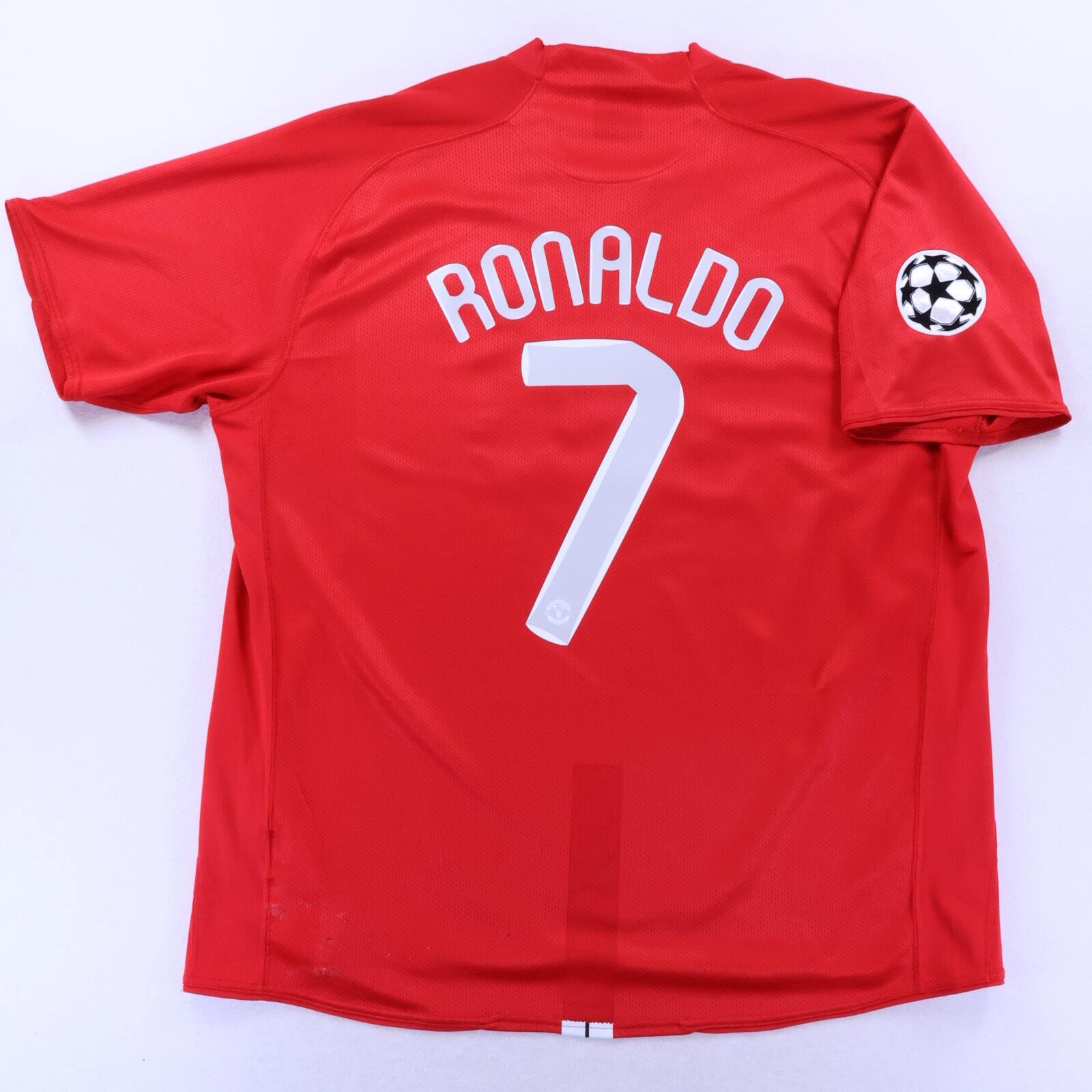 *MINT* Manchester United Ronaldo #7 2007/09 Home Shirt - XXL