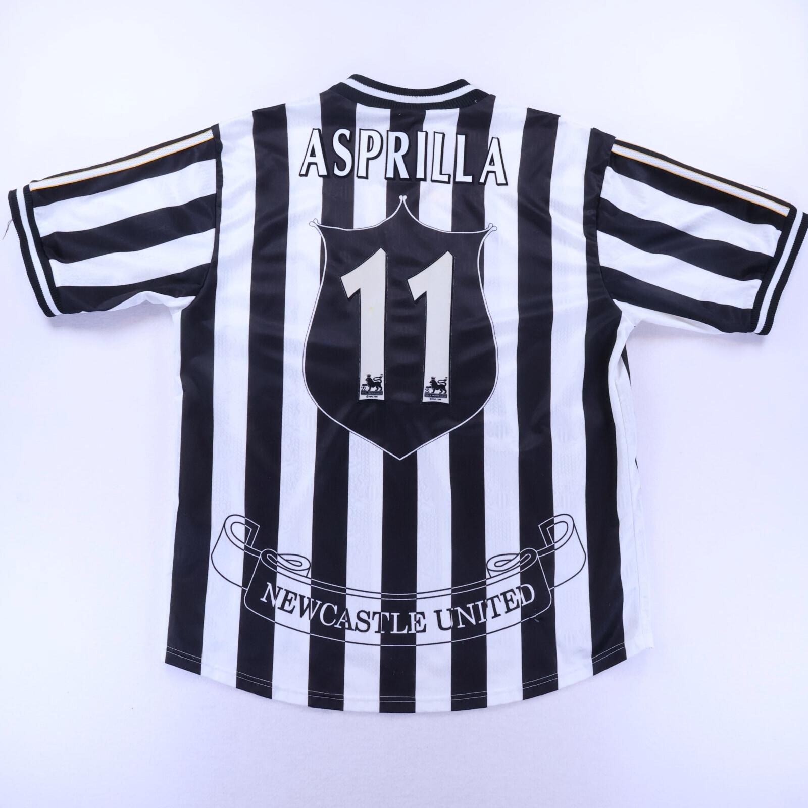 Newcastle United Asprilla #11 1995/97 Home Shirt - XXL