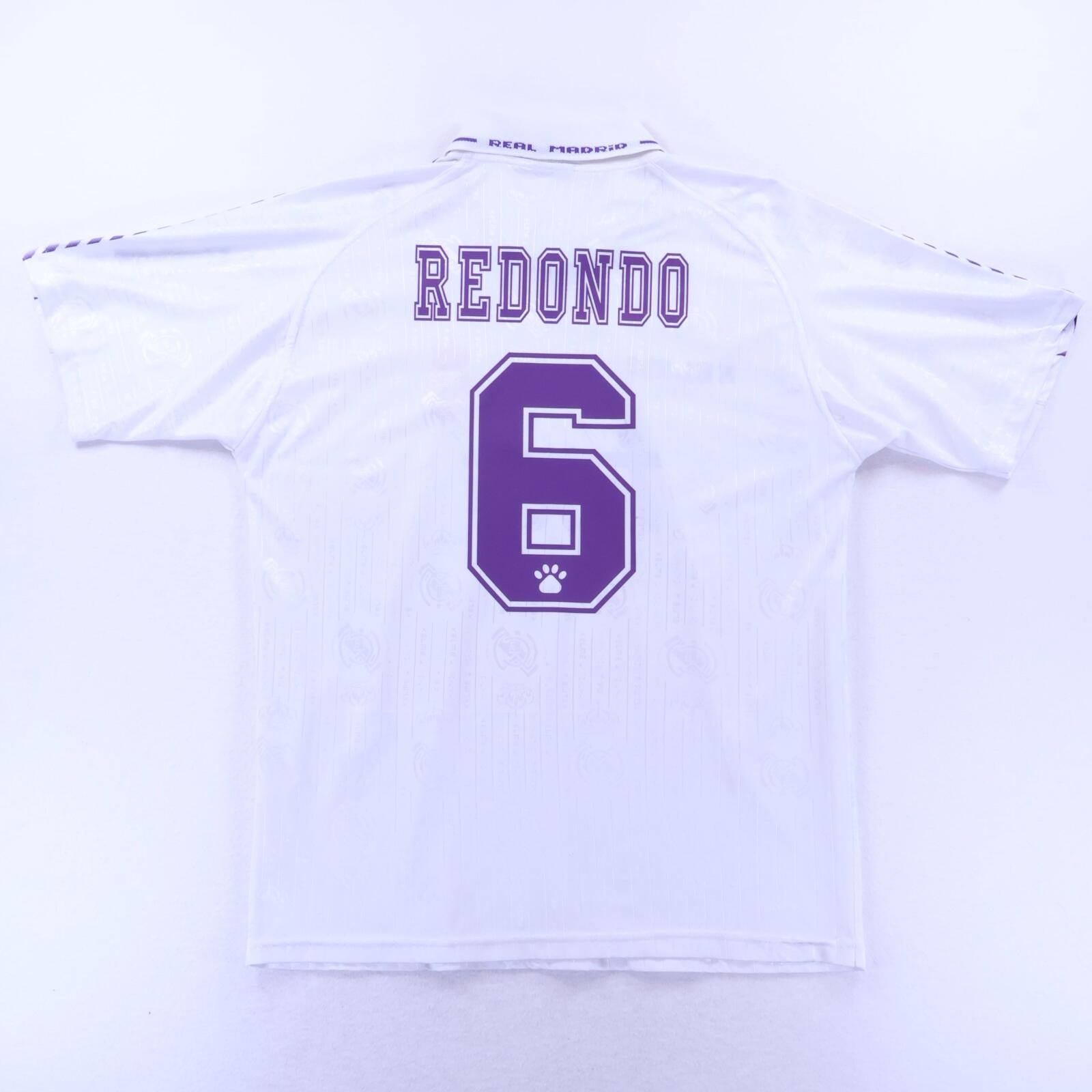 Real Madrid Redondo #6 1994/96 Home Shirt - XL