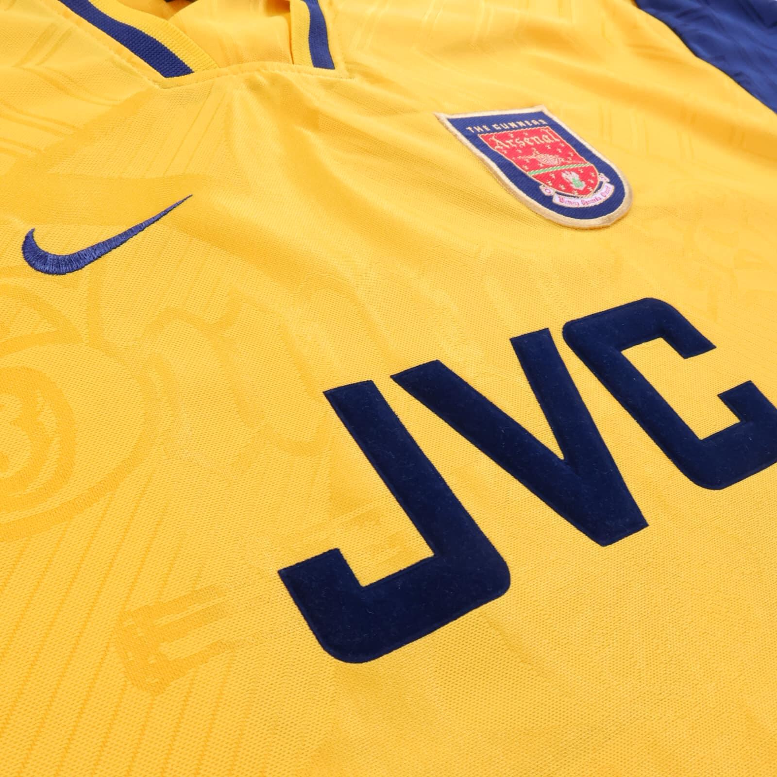 *MINT* Arsenal Bergkamp #10 1996/97 Away Shirt - XL