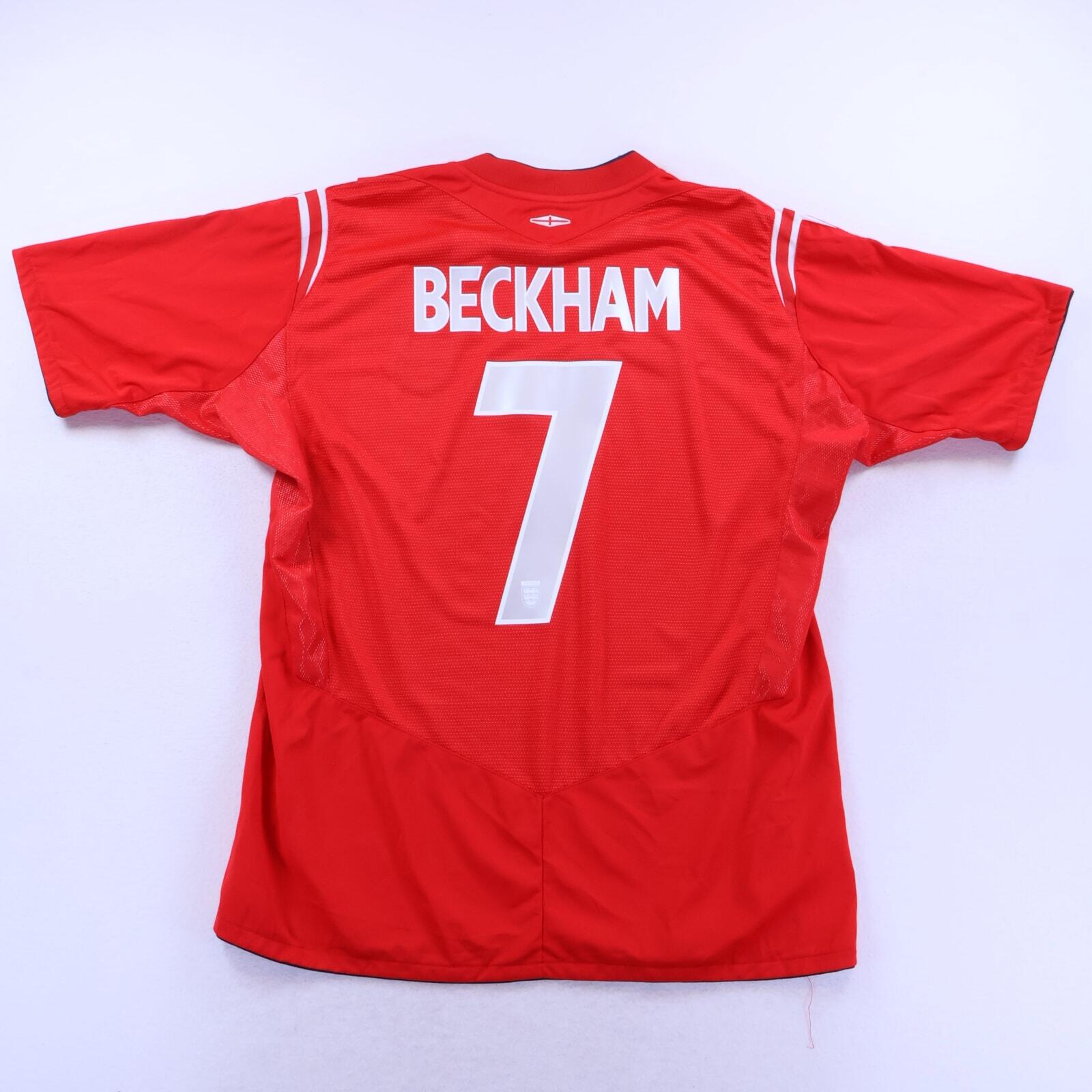 England Beckham #7 2004/06 Away Shirt - XL