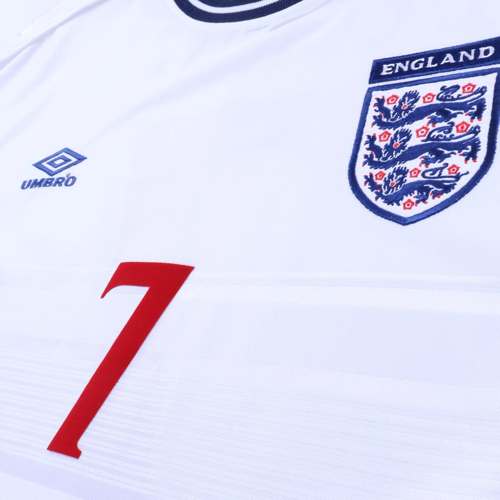 England Beckham #7 1999/01 Home Shirt - XL