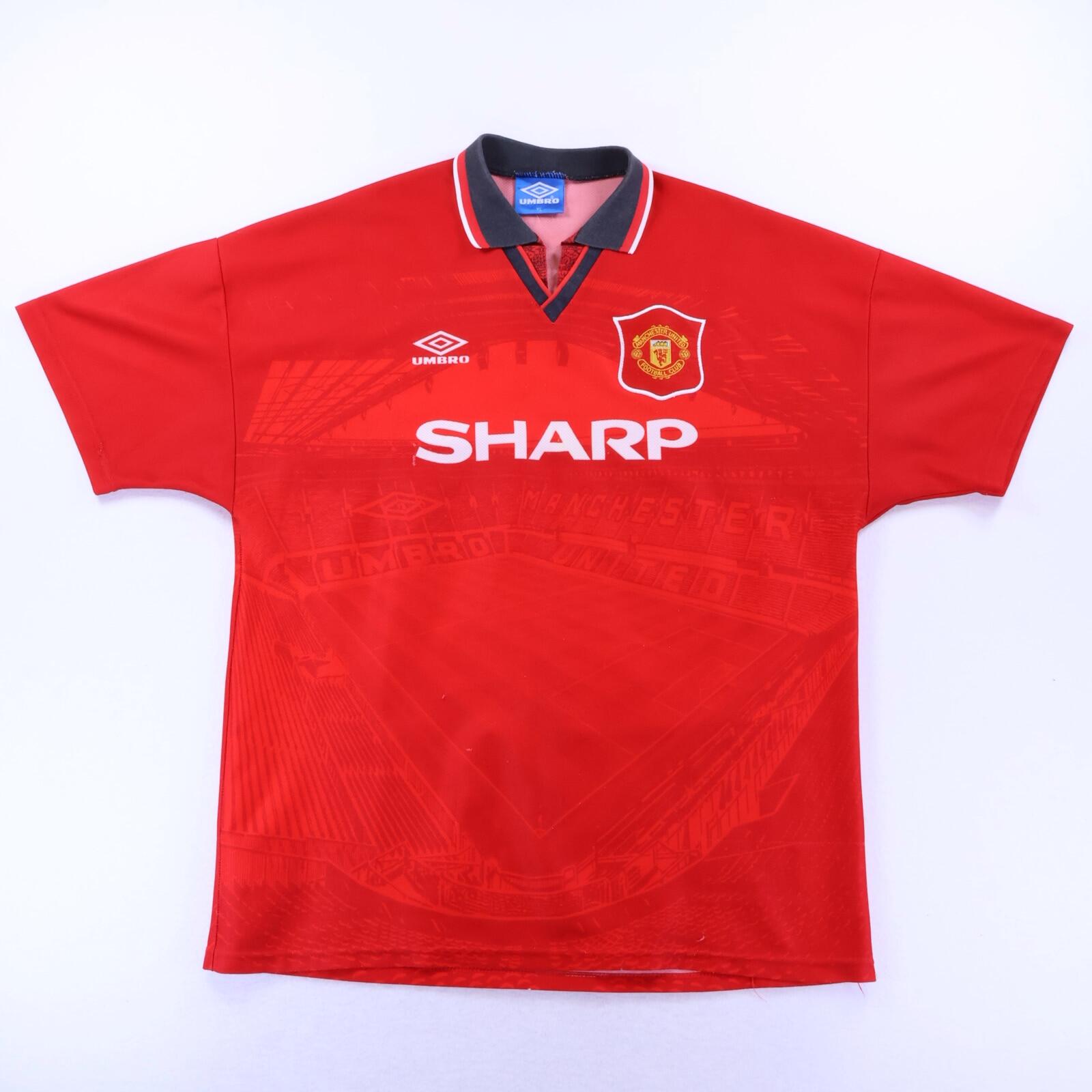 Manchester United Cantona #7 1994/96 Home Shirt - XL