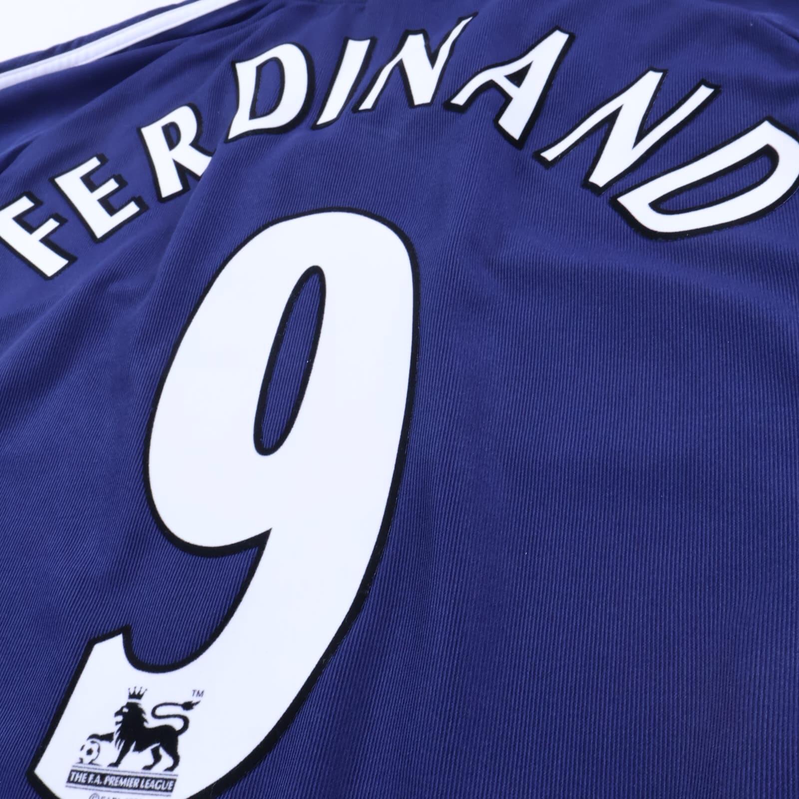 Tottenham Hotspur Ferdinand #9 2000/01 Away Shirt - L