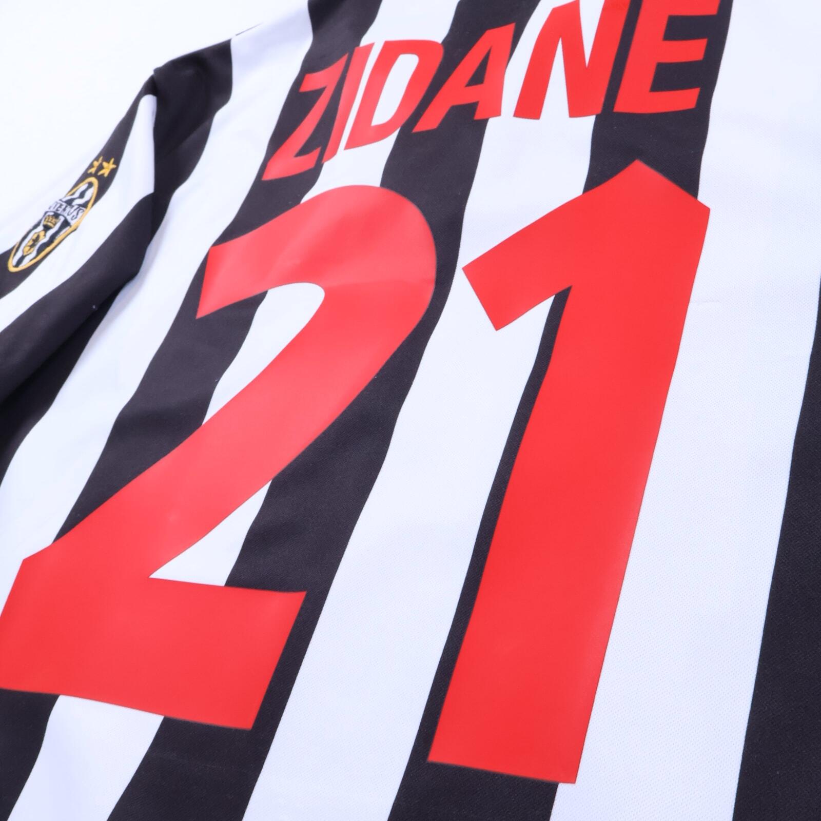 Juventus Zidane #21 1998/99 Home Shirt - M