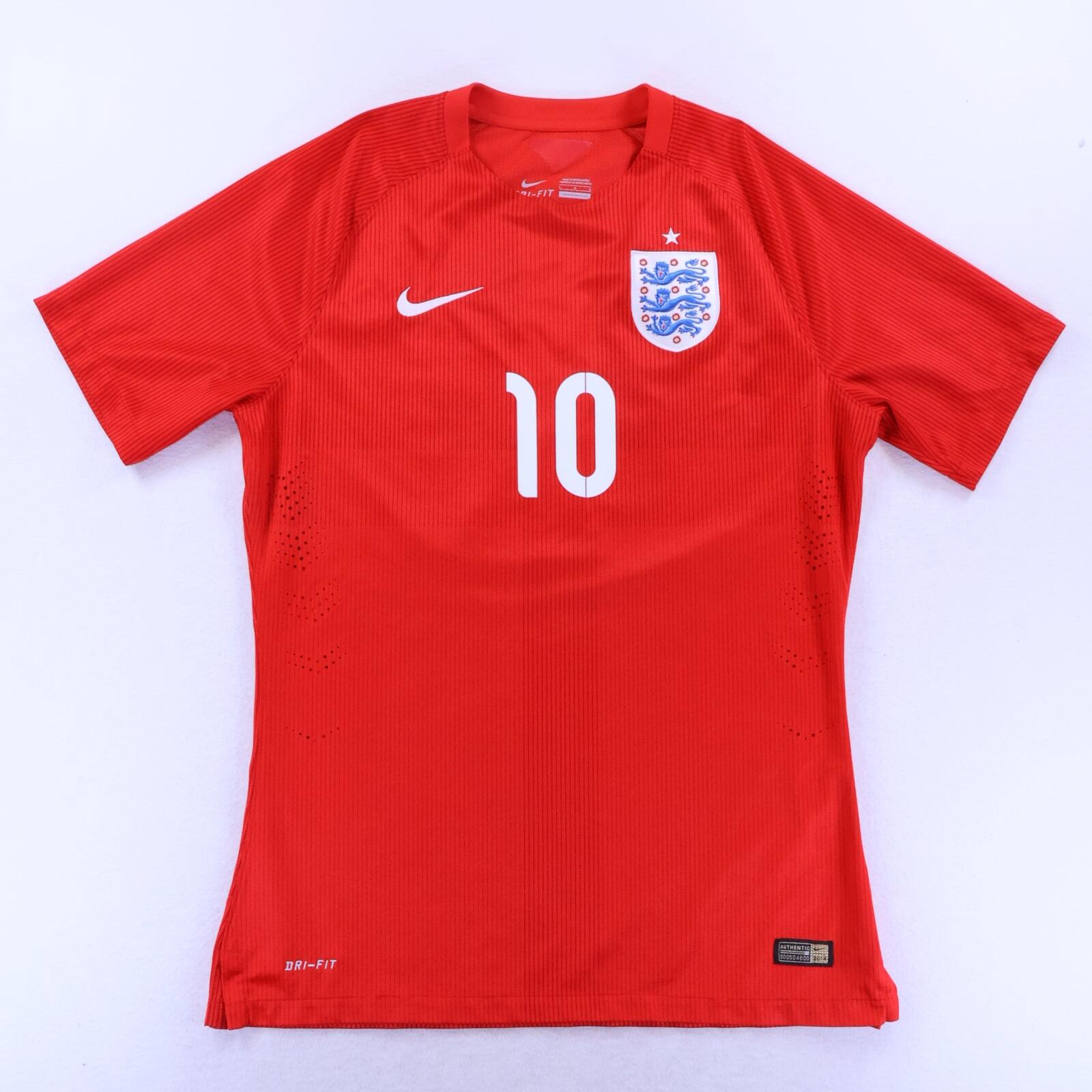 England #10 2014/15 Away Shirt - Player Issue - L