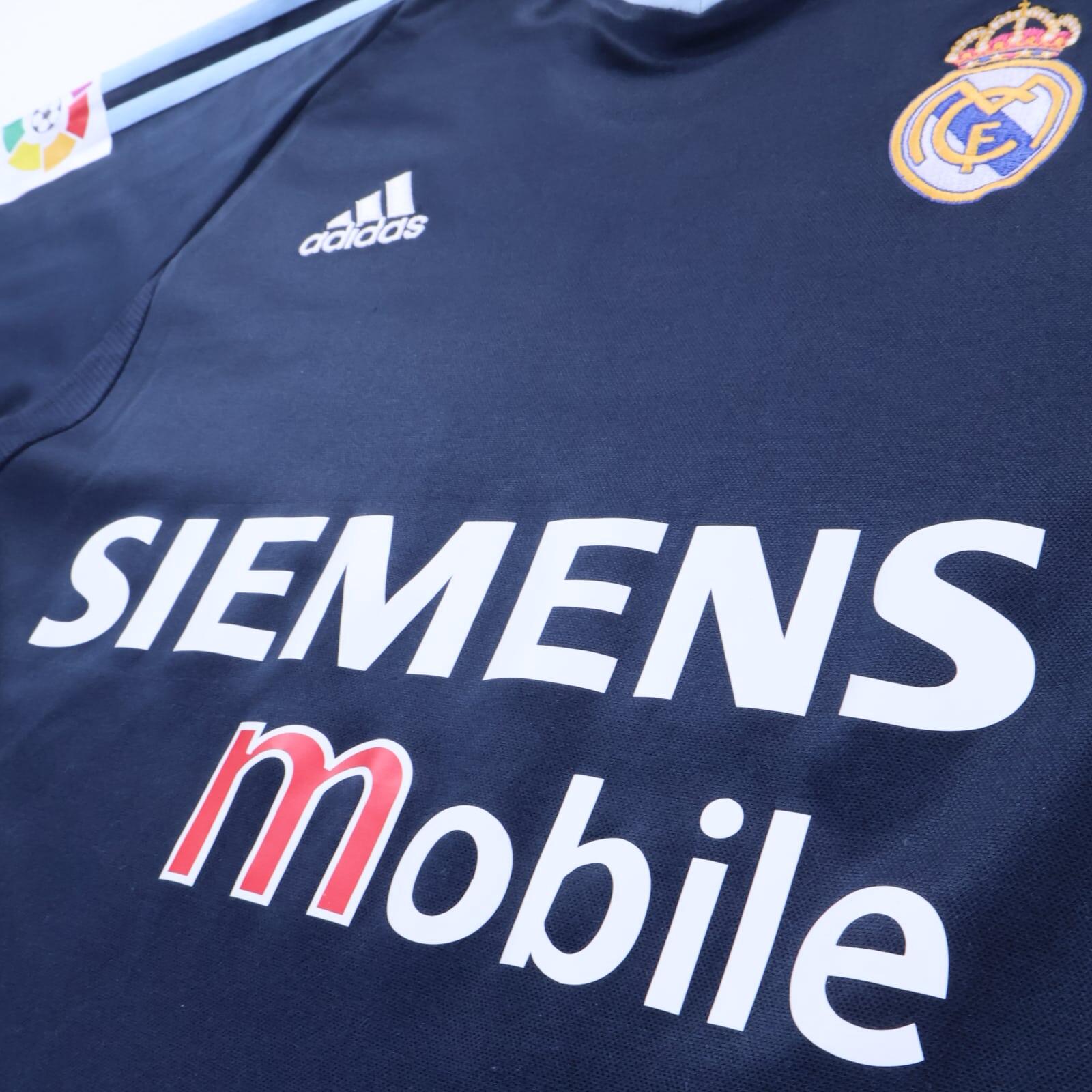 Real Madrid Beckham #23 2003/04 Away Shirt - Long Sleeve - M