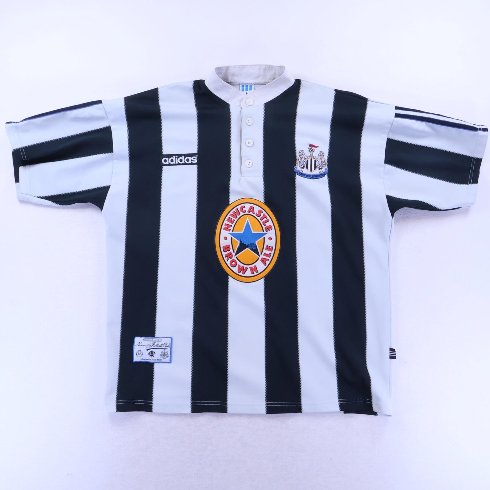 Newcastle United Asprilla #11 1995/97 Home Shirt - L