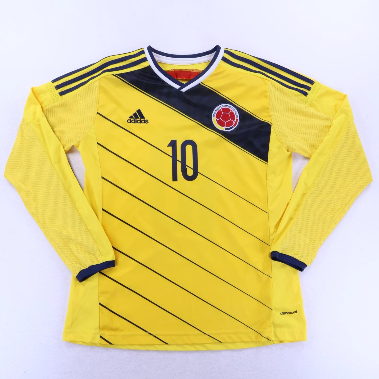 Colombia James #10 2014/15 Home Shirt - Long Sleeve - XL