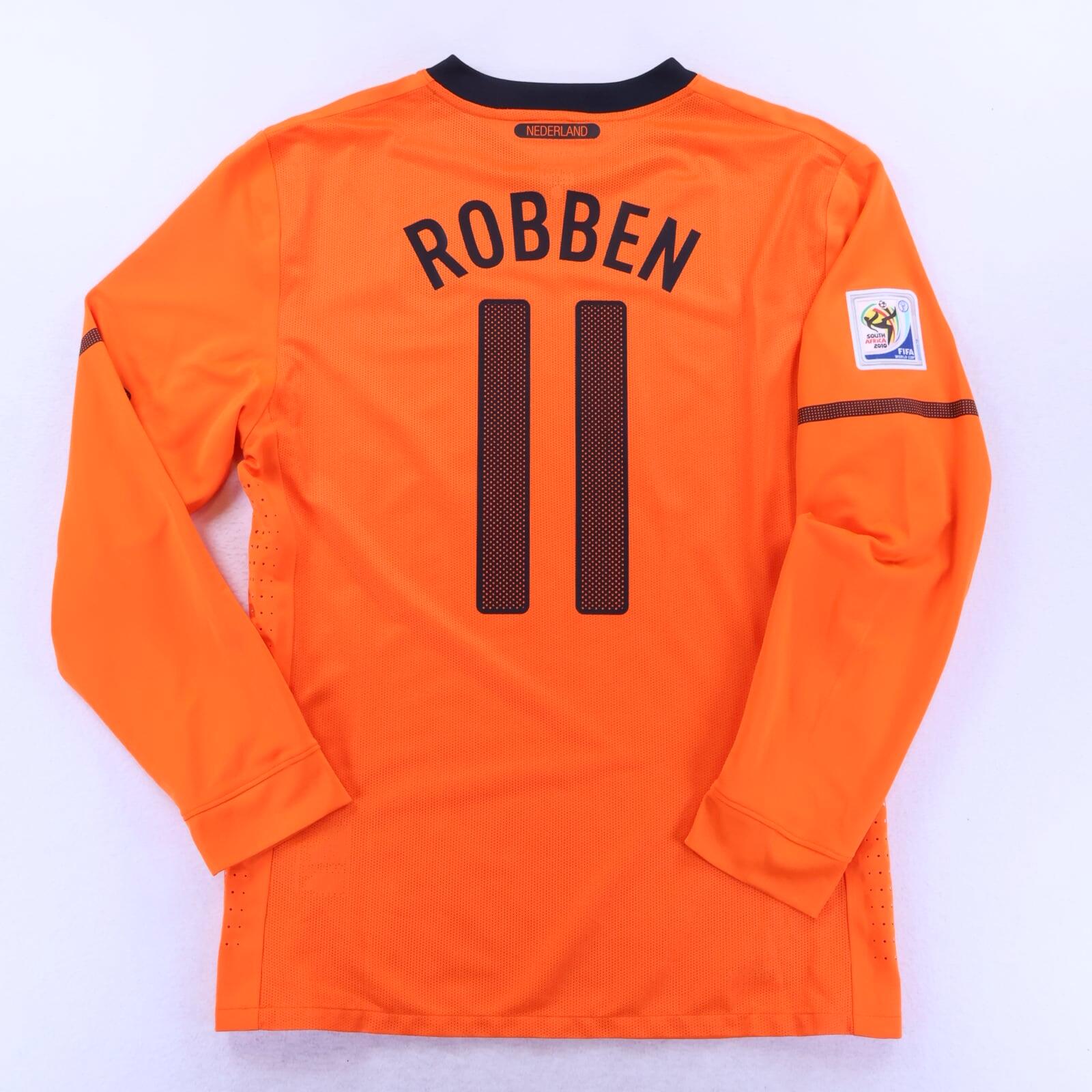 *MINT* Netherlands Robben #11 2010/11 Home Shirt - Player Issue - L