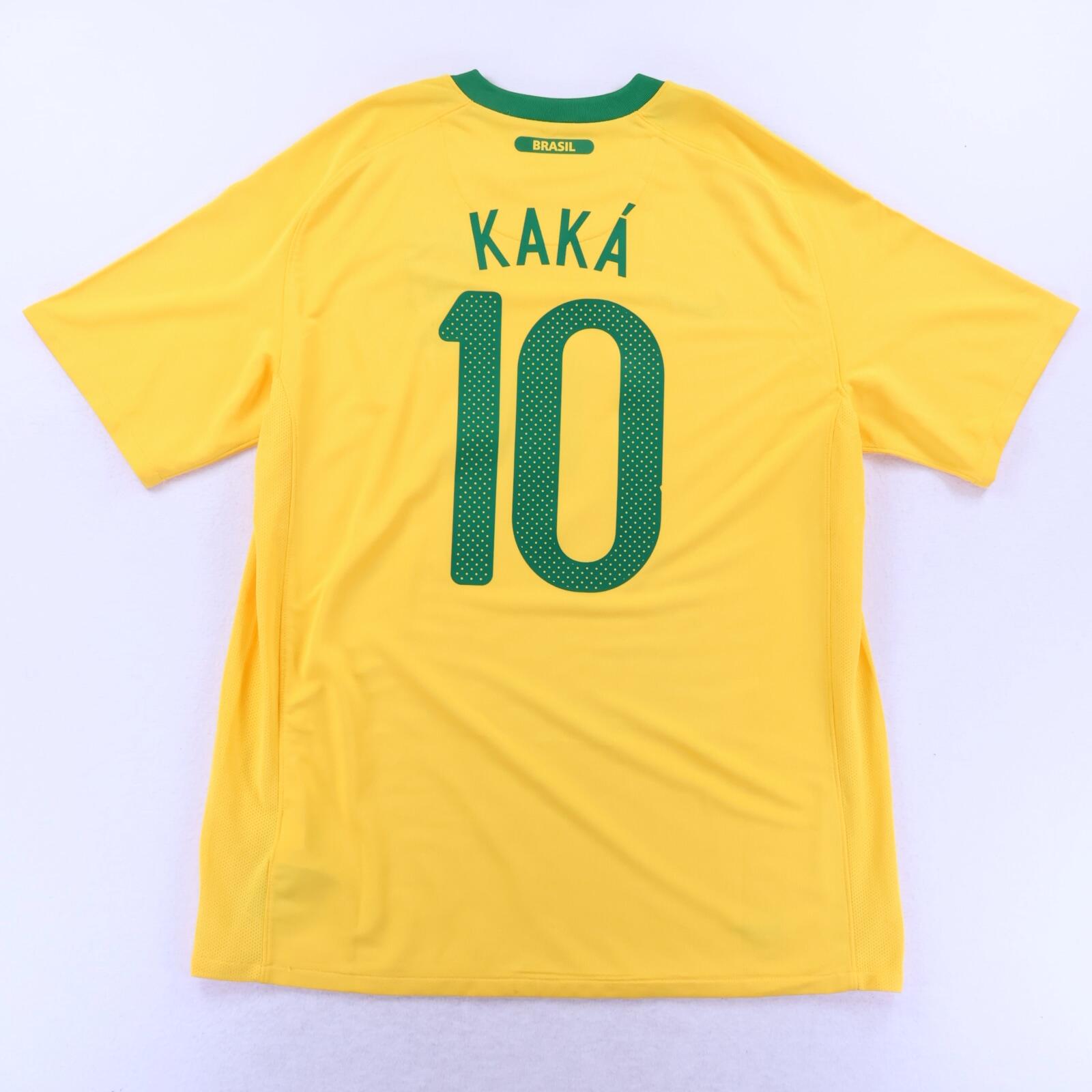 *NWT* Brazil Kaka #10 2010/11 Home Shirt - L