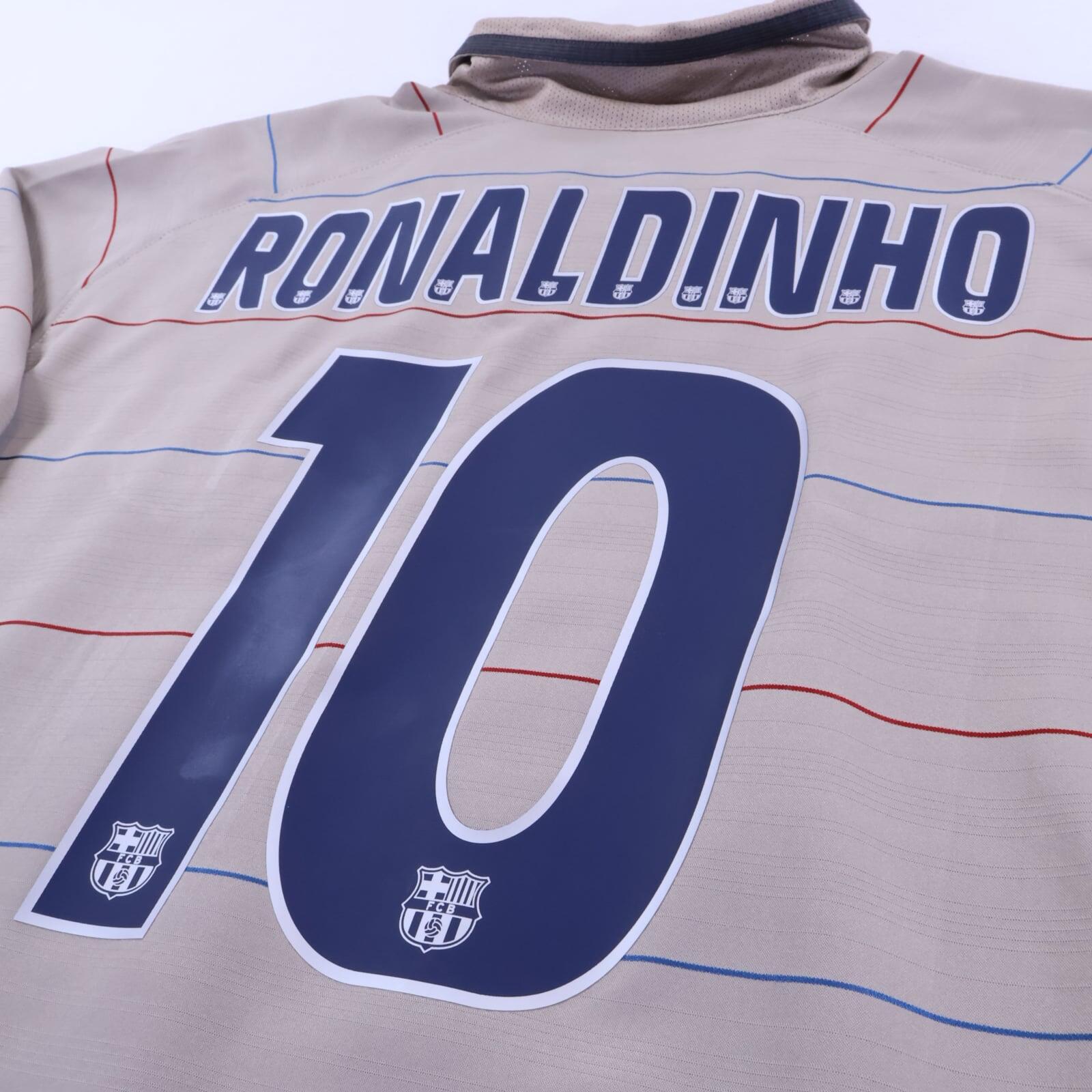Barcelona Ronaldinho #10 2003/04 Away Shirt - XL