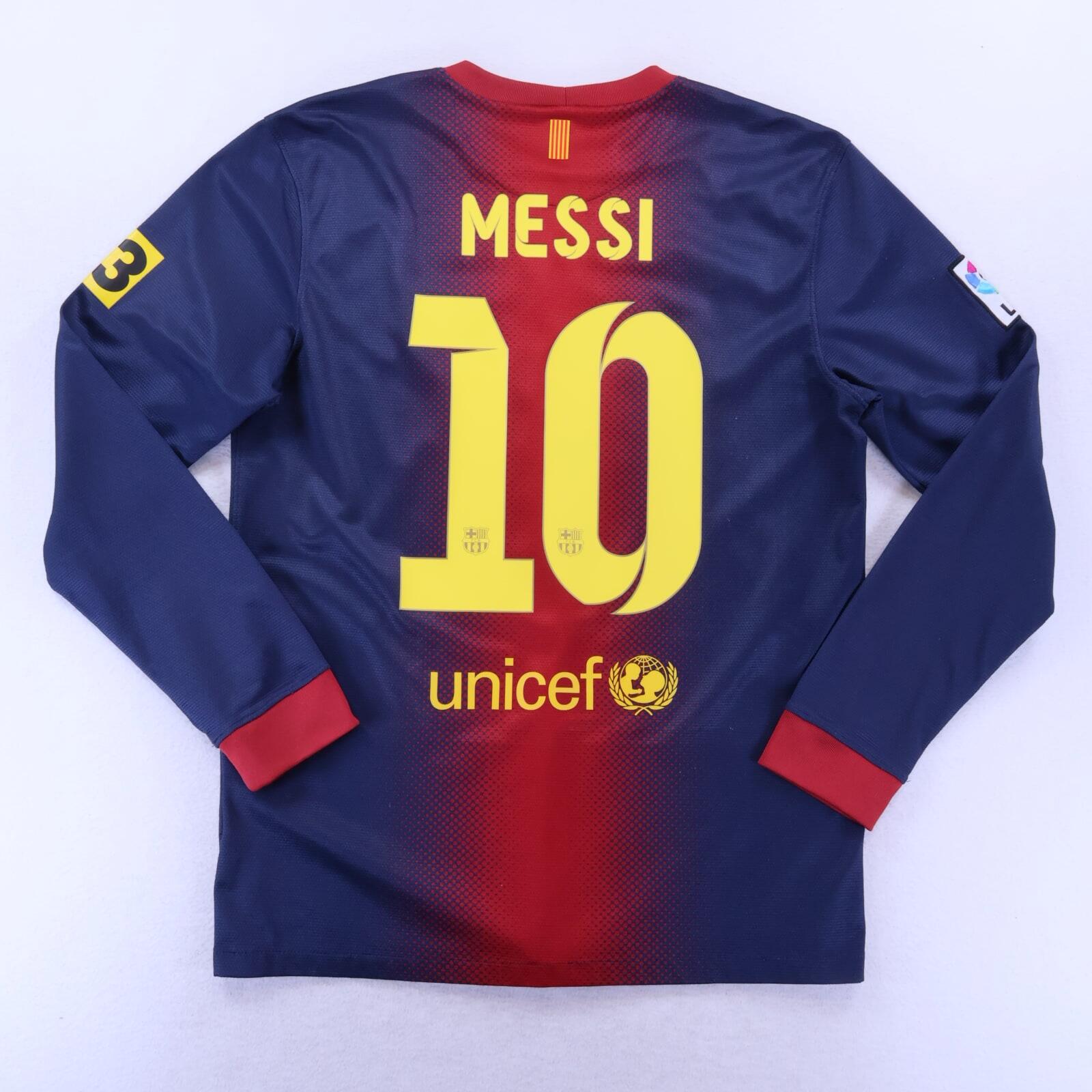 Barcelona Messi #10 2012/13 Home Shirt - M