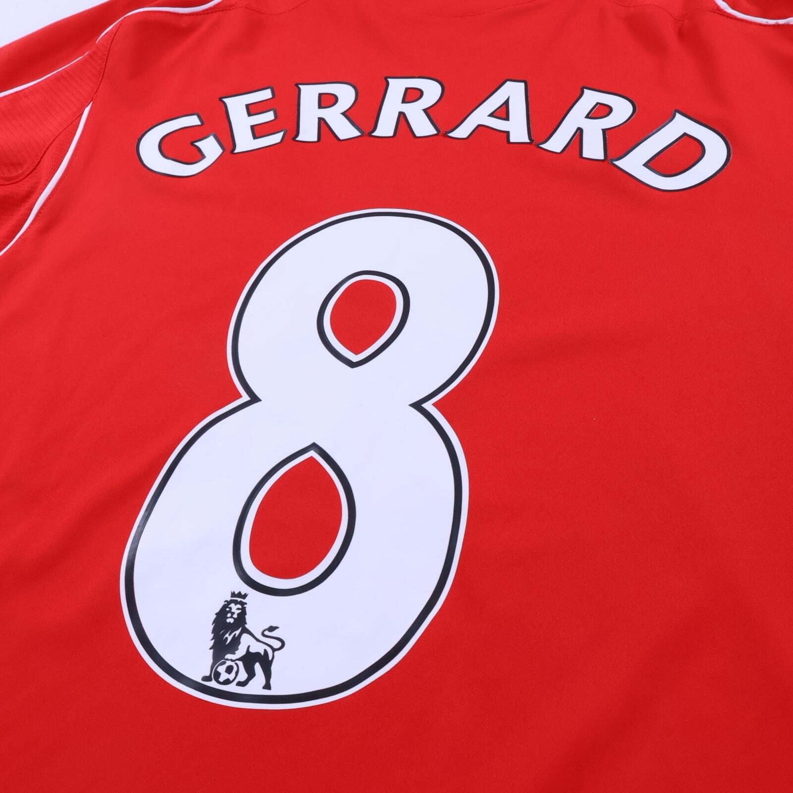 Liverpool F.C Gerrard #8 2014/15 Home Shirt - M