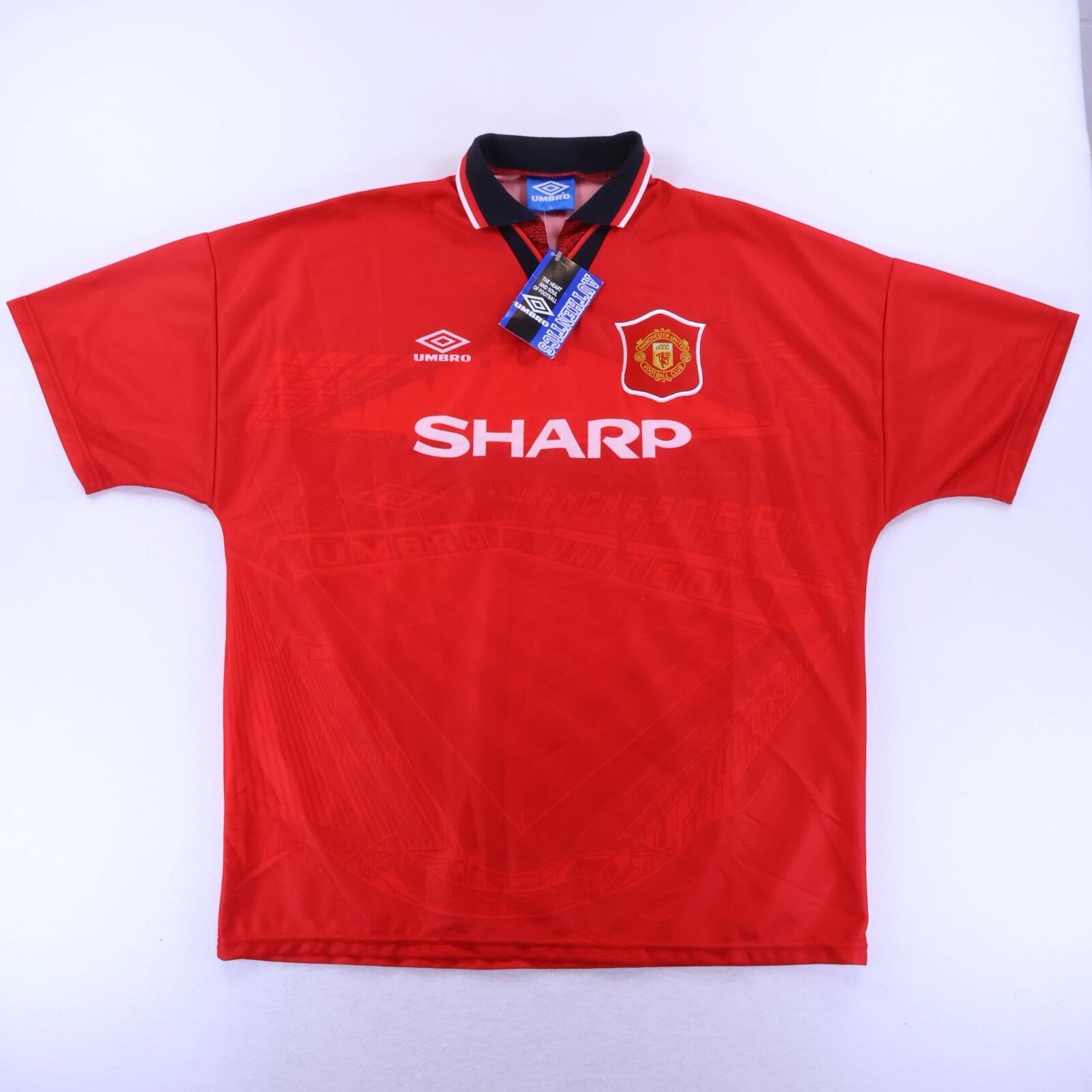 *NWT* Manchester United Cantona #7 1994/96 Home Shirt - XL