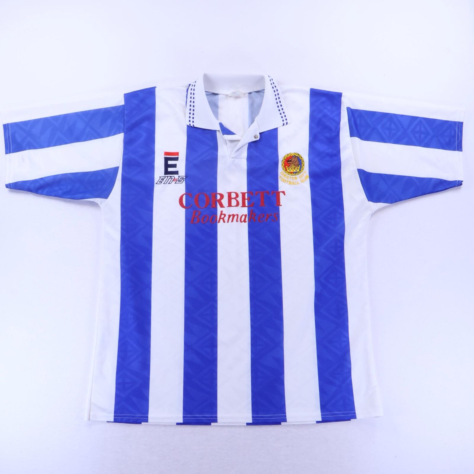 Chester City F.C 1993/94 Home Shirt - XL
