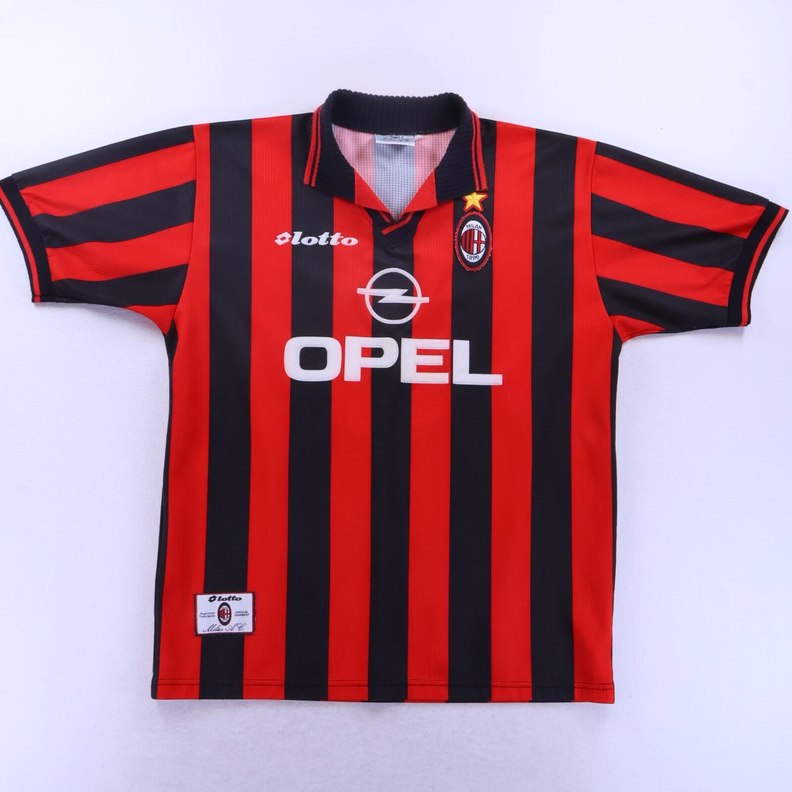 Ac Milan Maldini #3 1997/98 Home Shirt - XL