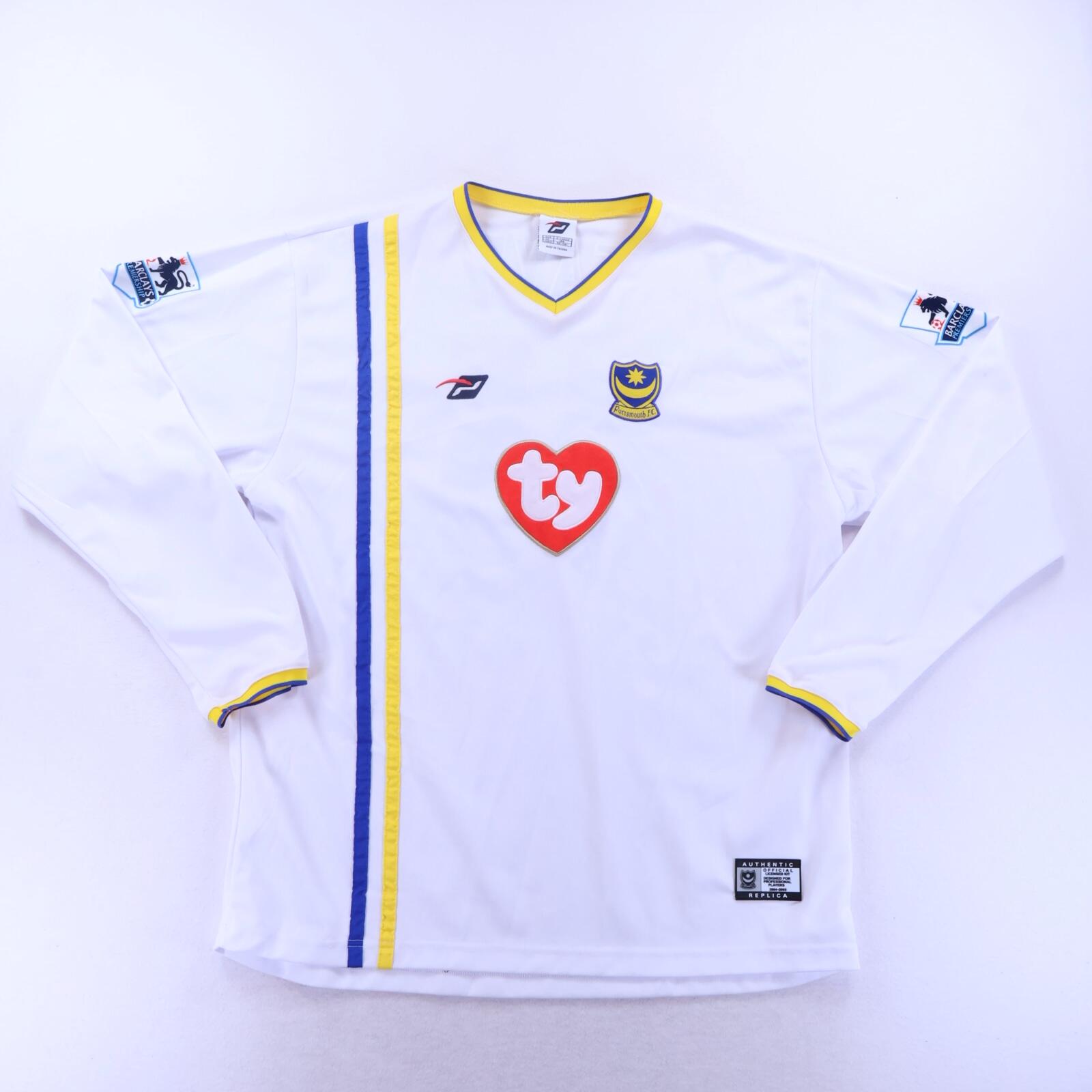 Portsmouth F.C Faye #15 2003/05 Third Shirt - Long Sleeve - XL