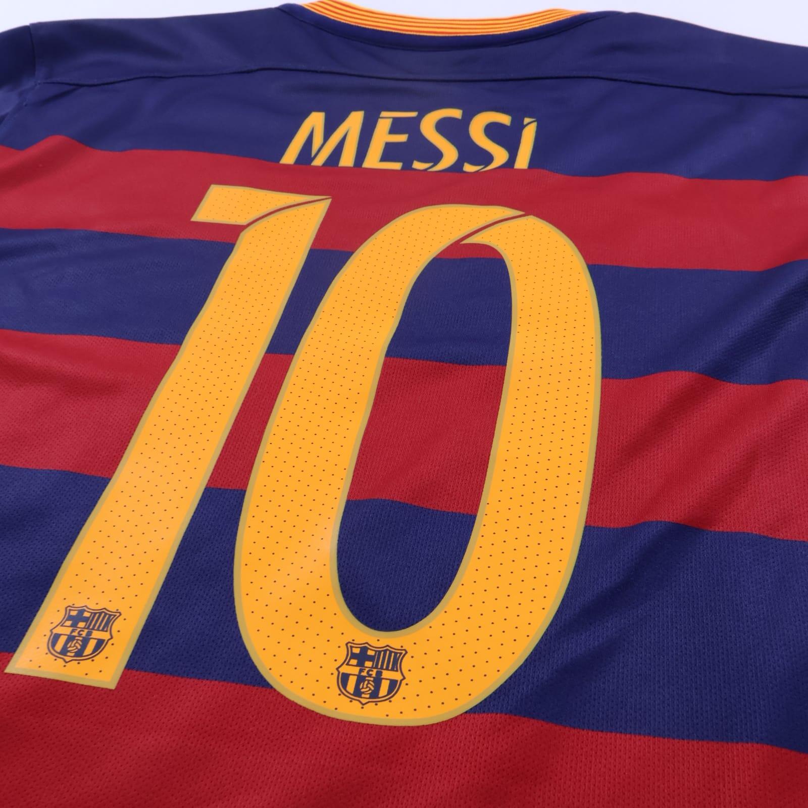 Barcelona Messi #10 2015/16 Home Shirt - M