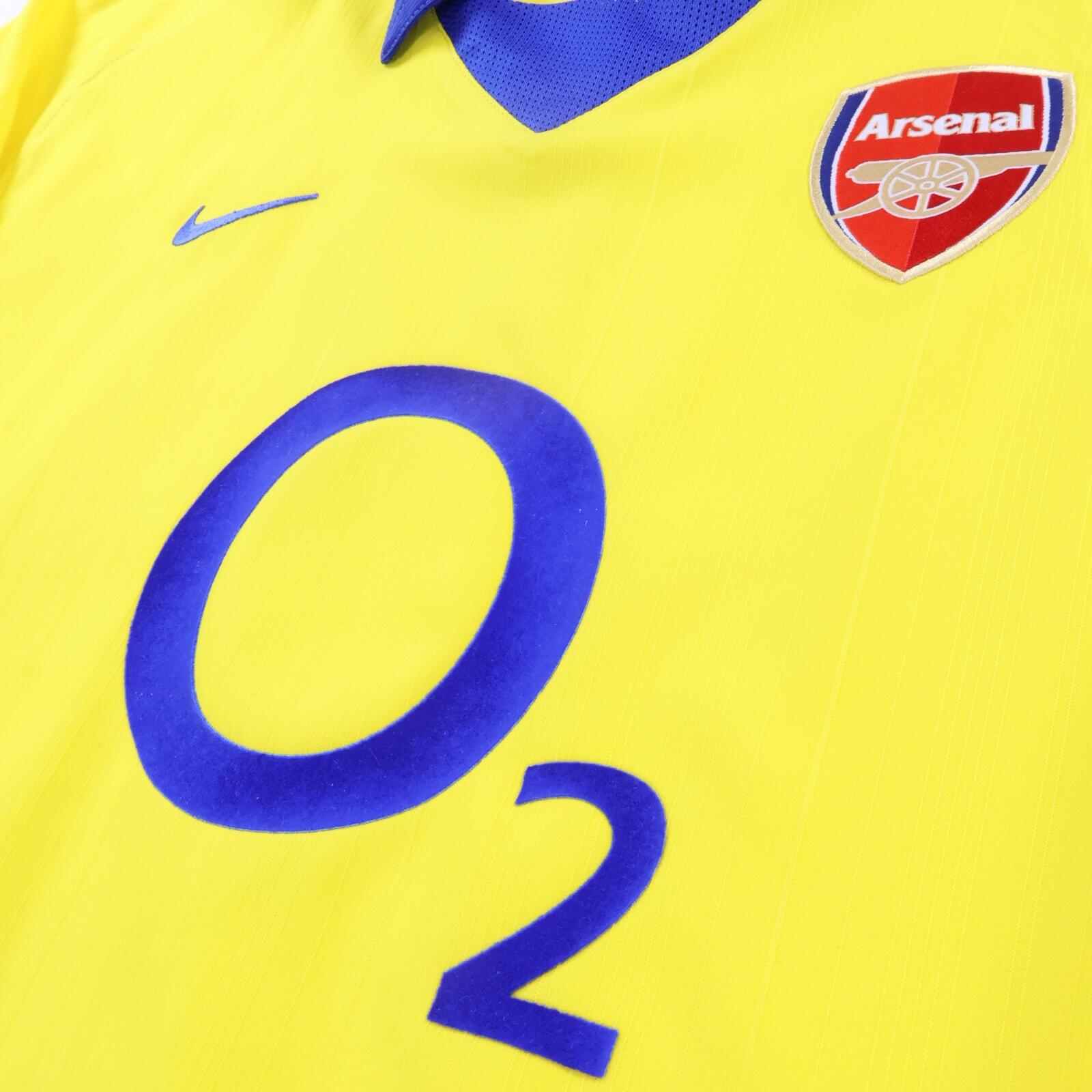 Arsenal Pires #7 2003/04 Away Shirt - L