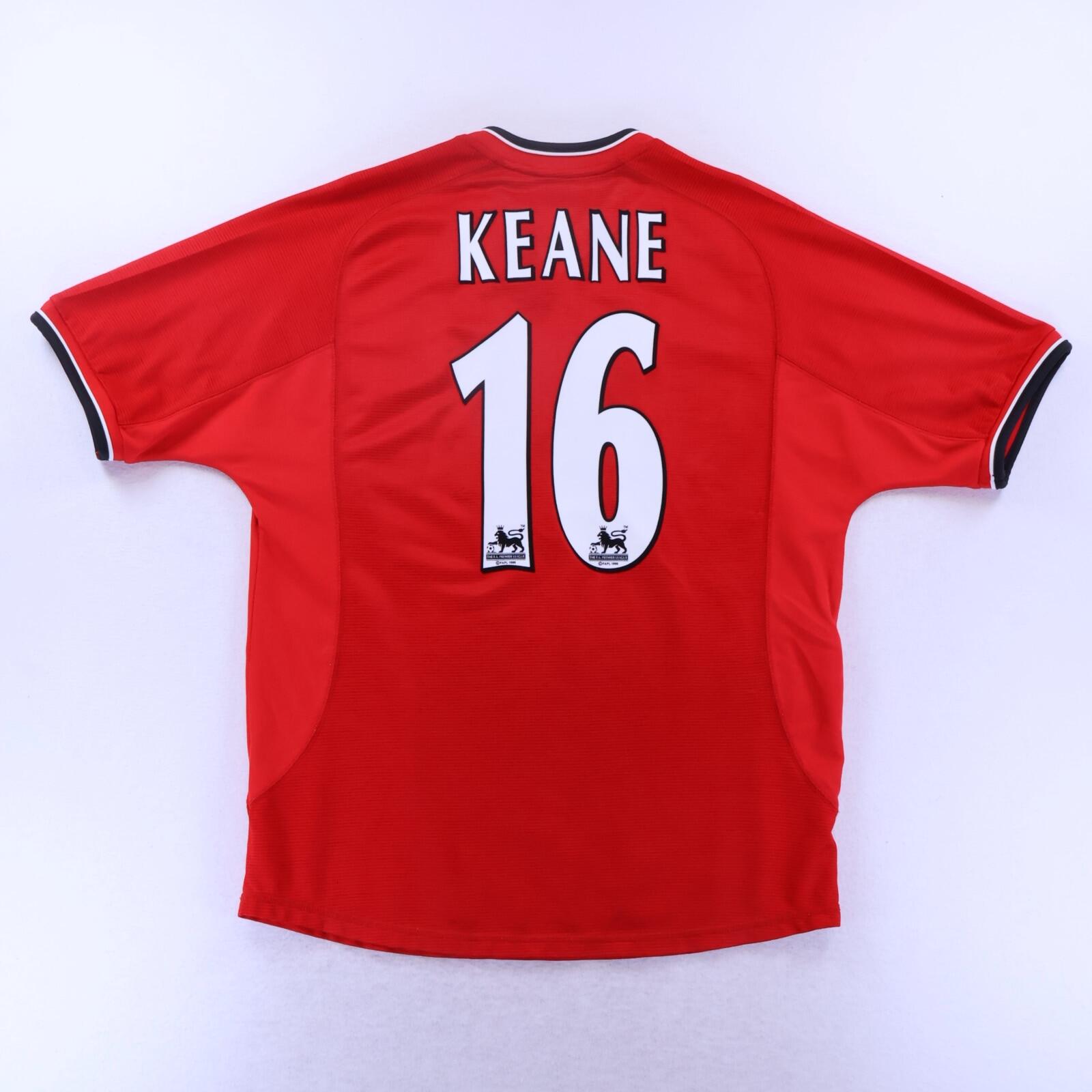 Manchester United Keane #16 2000/02 Home Shirt - L