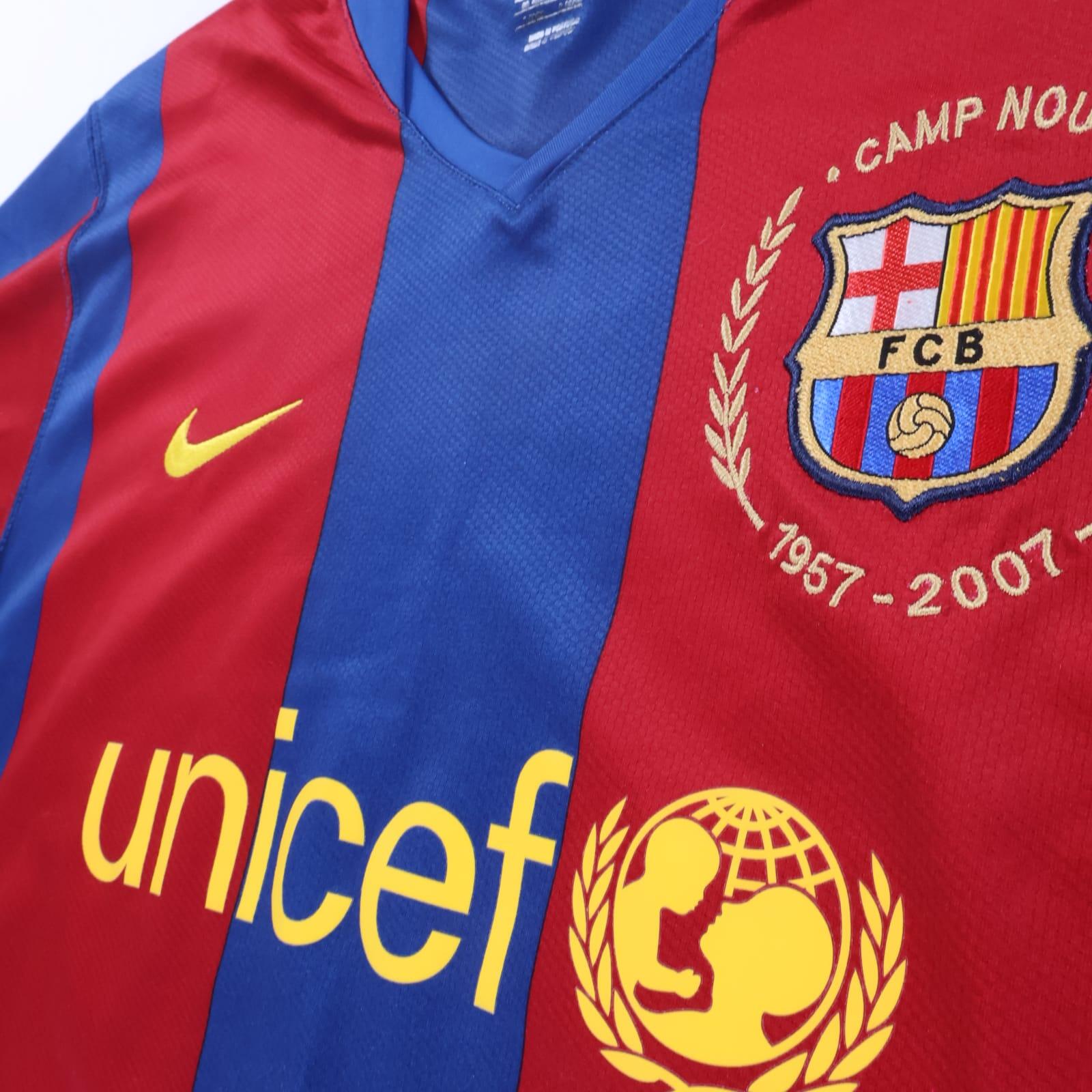 Barcelona Messi #10 2007/08 Home Shirt - L
