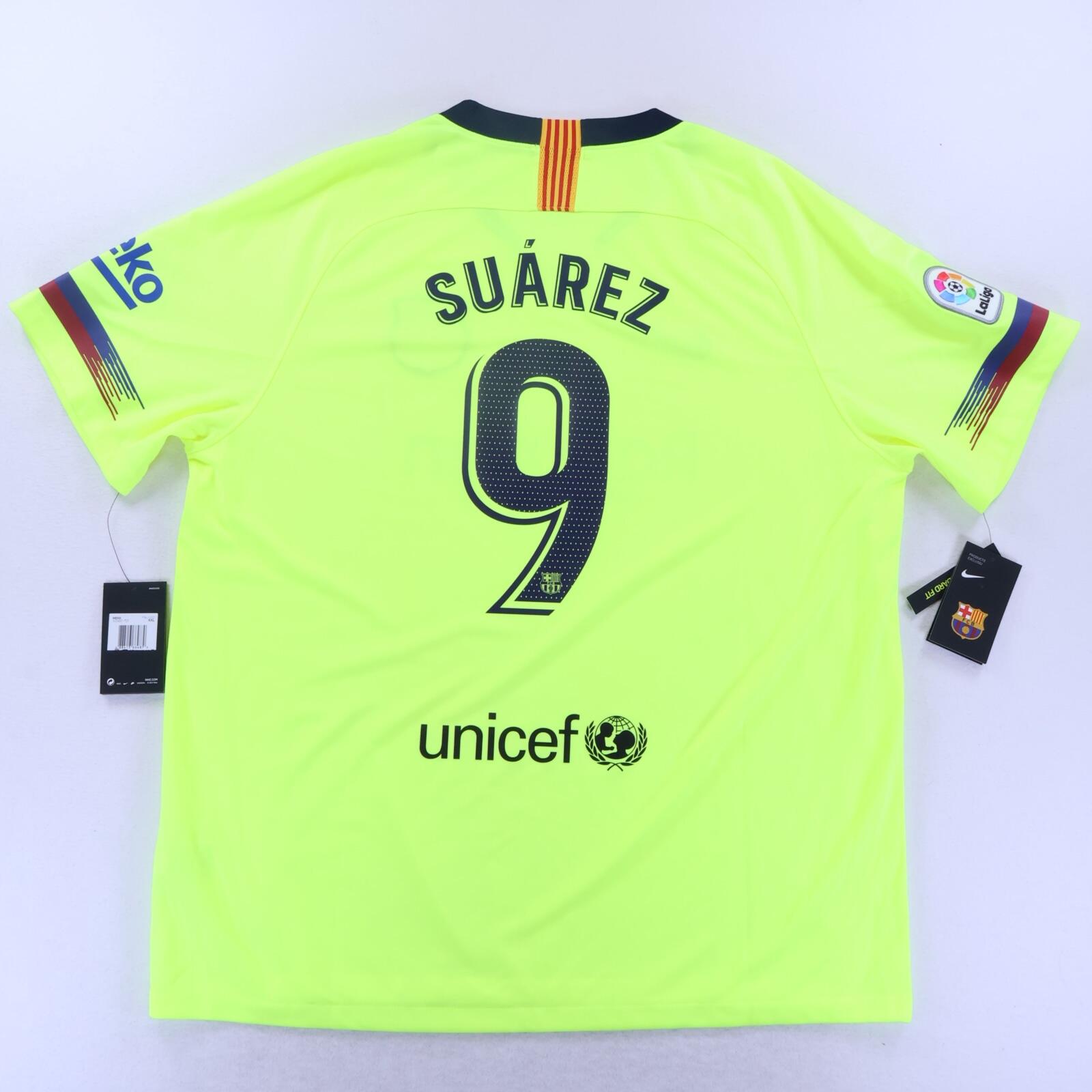 *NWT* Barcelona Suarez #9 2018/19 Away Shirt - 2XL