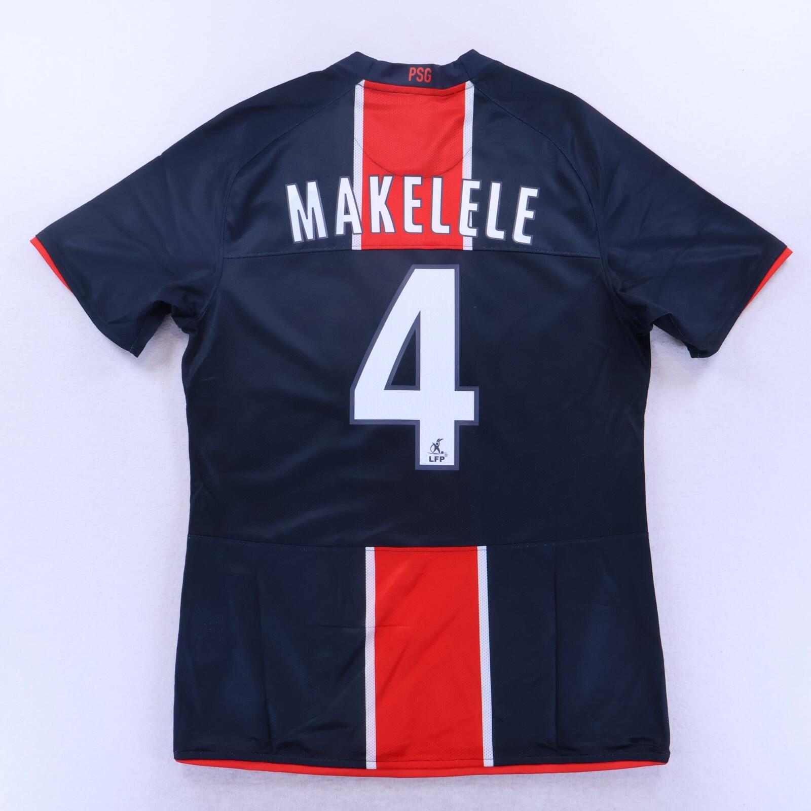 Paris Saint-Germain F.C Makelele #4 2007/08 Home Shirt - Player Issue - M