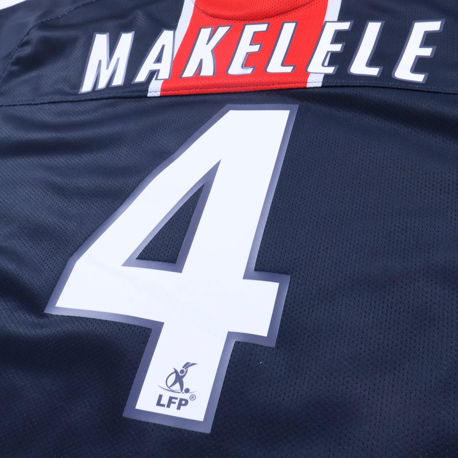 Paris Saint-Germain F.C Makelele #4 2007/08 Home Shirt - Player Issue - M