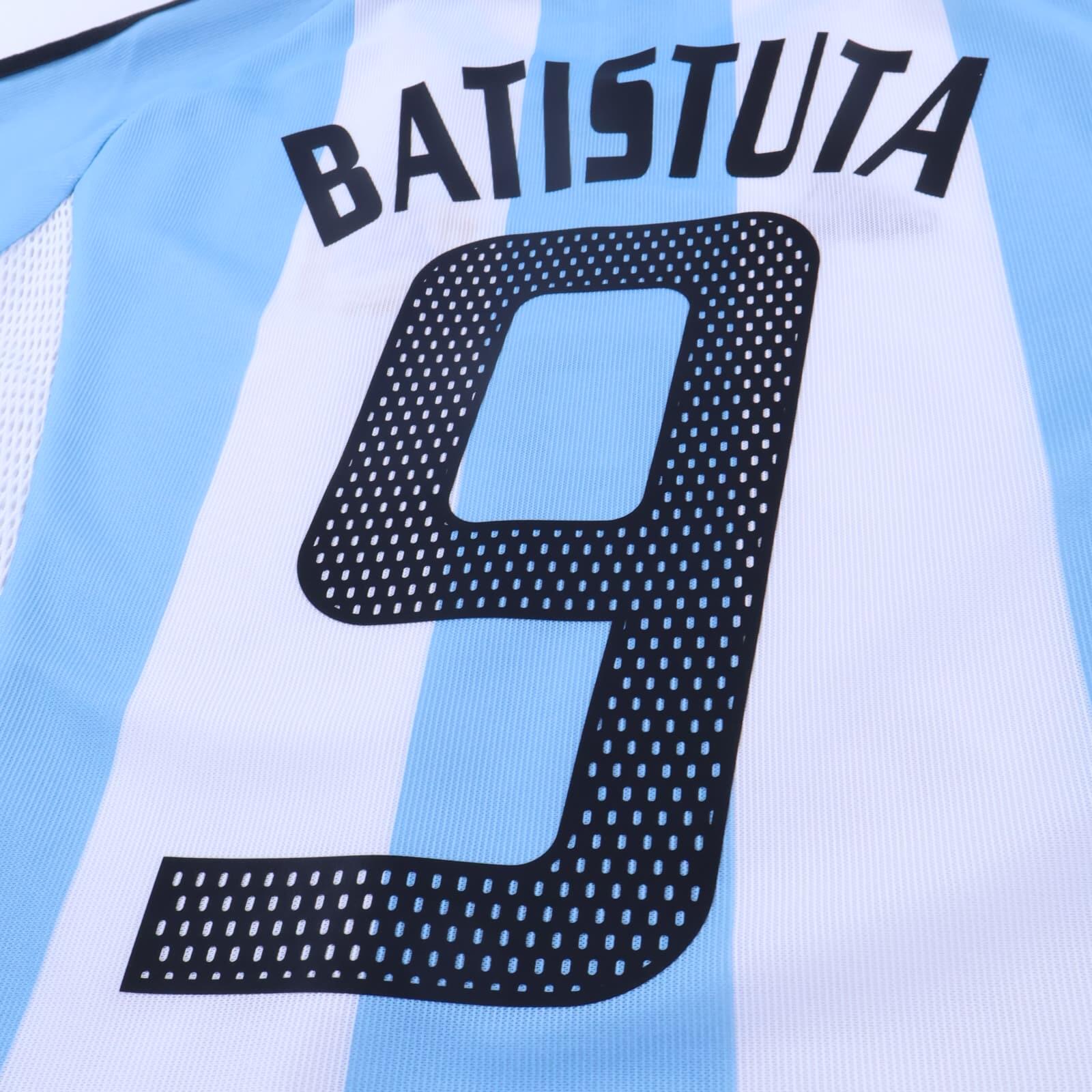 Argentina Batistuta #9 2002 Home Shirt - L