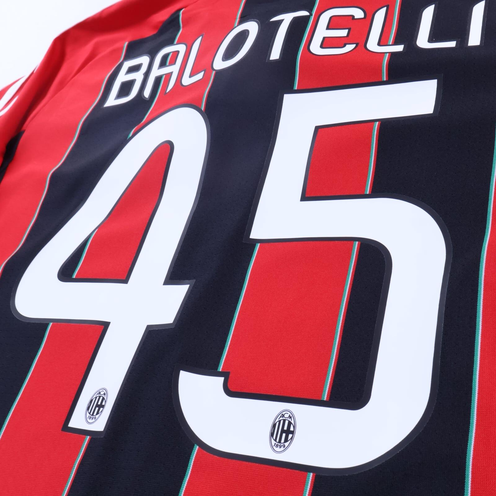 *MINT* Ac Milan Balotelli #45 2012/13 Home Shirt - XL