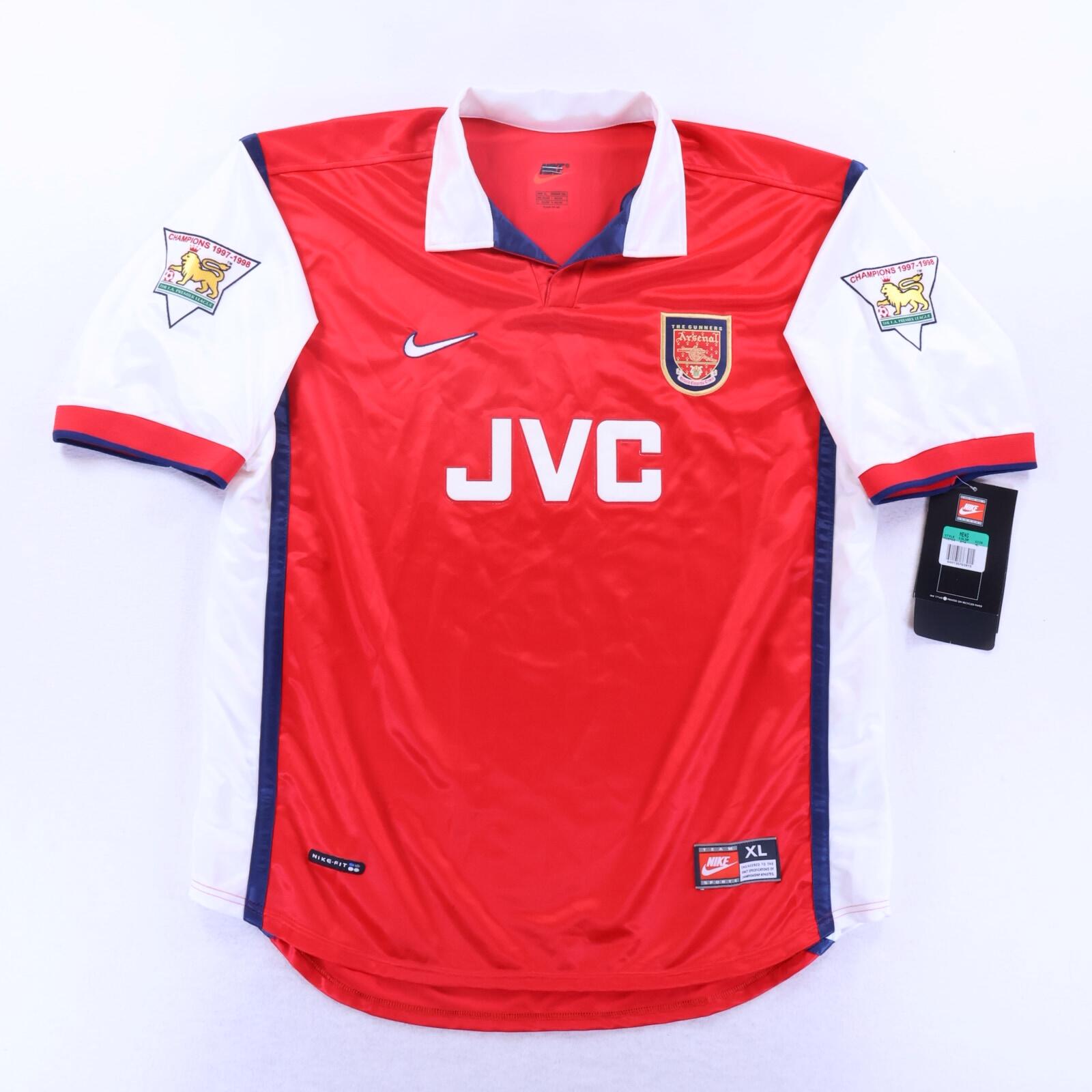 Arsenal Anelka #9 1998/98 Home Shirt - XL