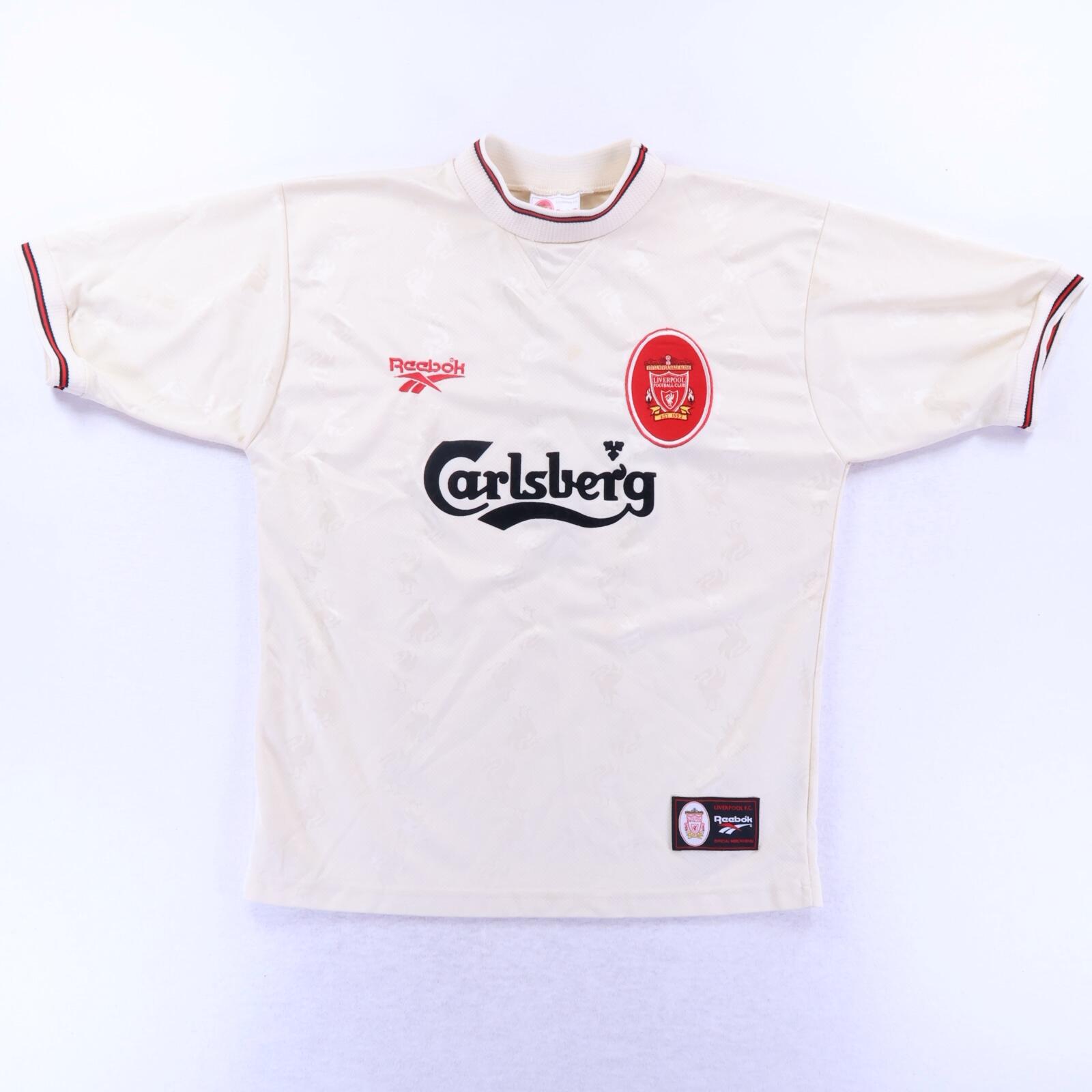 Liverpool F.C Mcateer #4 1996/98 Away Shirt - M