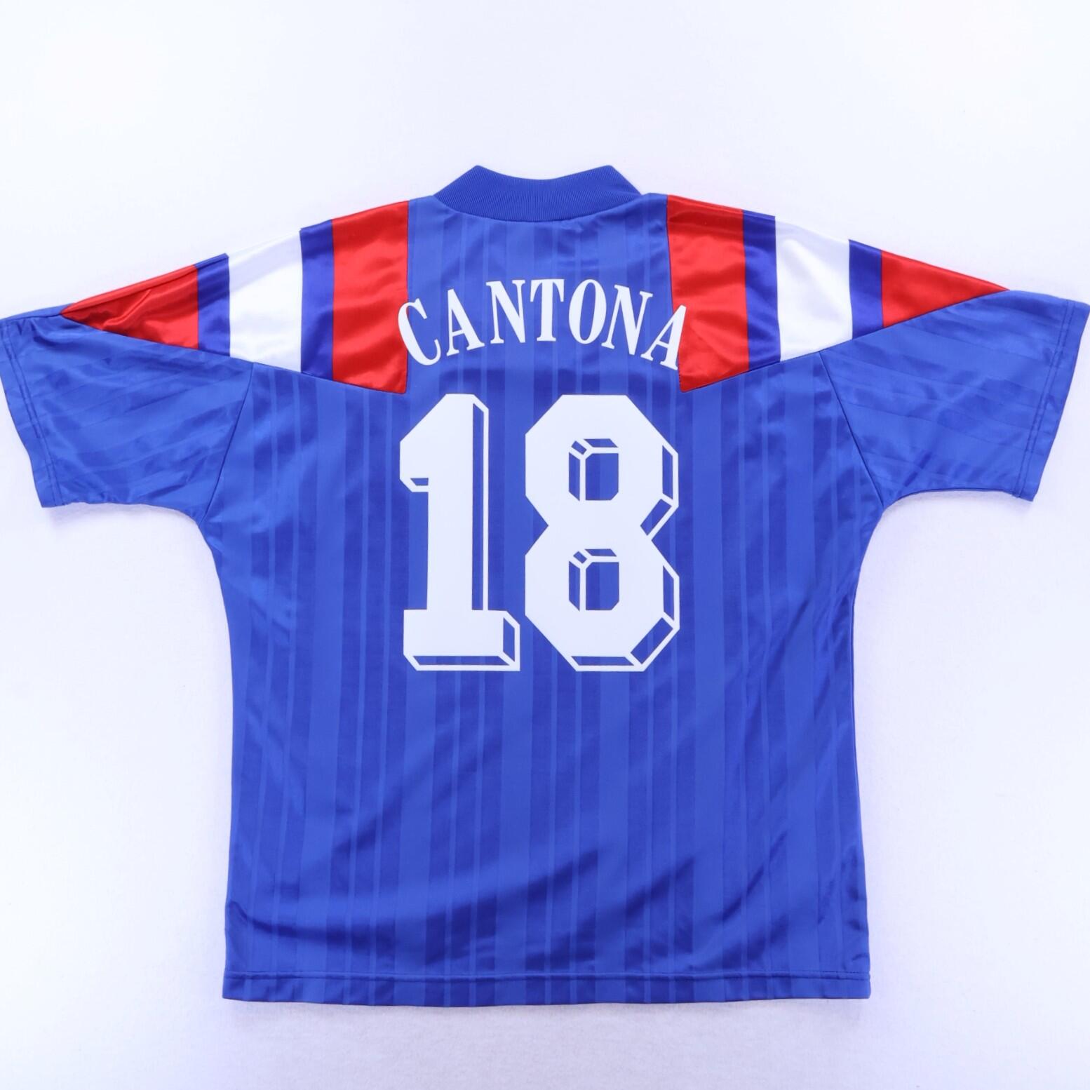 France Cantona #7 1992/94 Home Shirt - XL