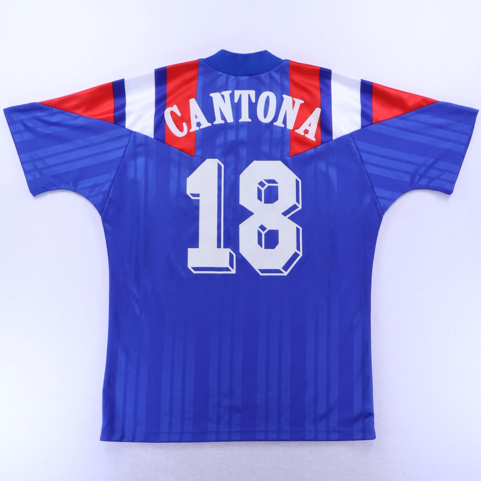 France Cantona #18 1992/93 Home Shirt - L