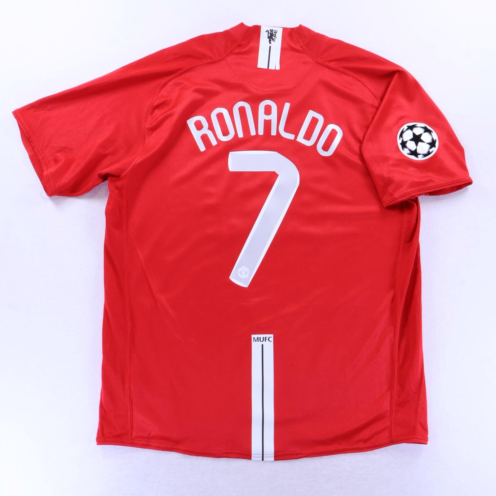 Manchester United Ronaldo #7 2007/09 Home Shirt - XL