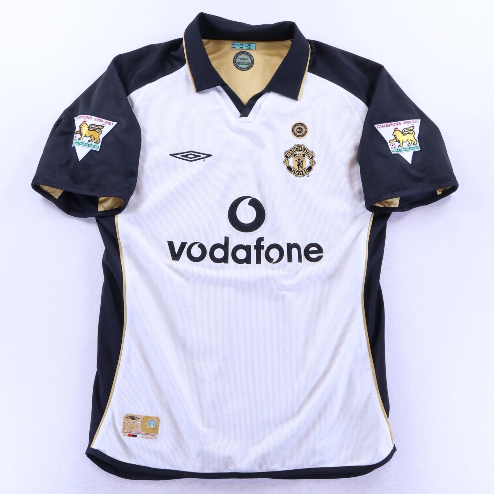 Manchester United Keane #16 2001/02 Centenary Away Shirt - L
