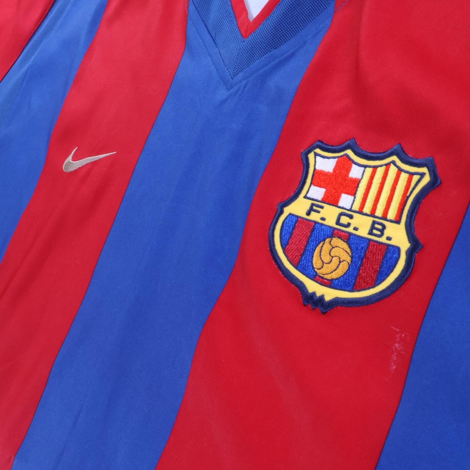 Barcelona Riquelme #10 2002/03 Home Shirt - XL
