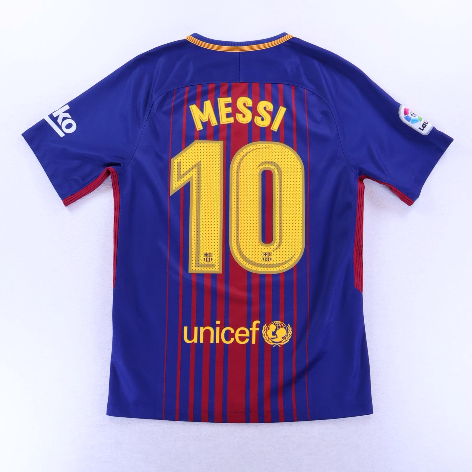 Barcelona Messi #10 2017/18 Home Shirt - S