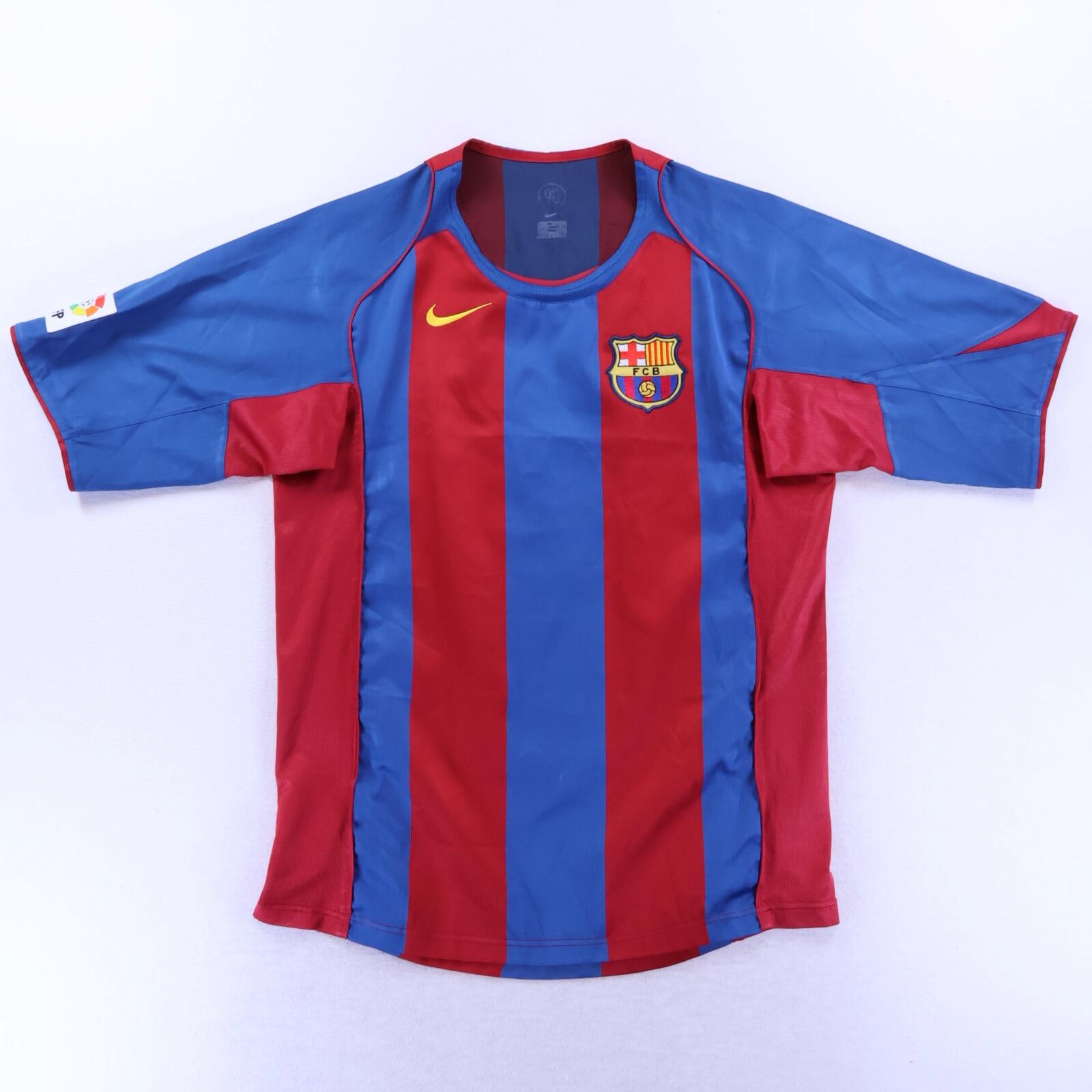 Barcelona Ronaldinho #10 2004/05 Home Shirt - M