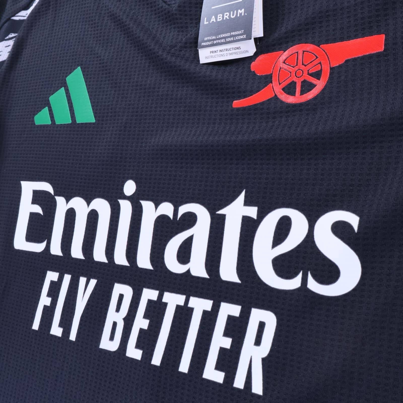 *NWT* Arsenal Saliba #2 2024/25 Kit Room Away Shirt - M