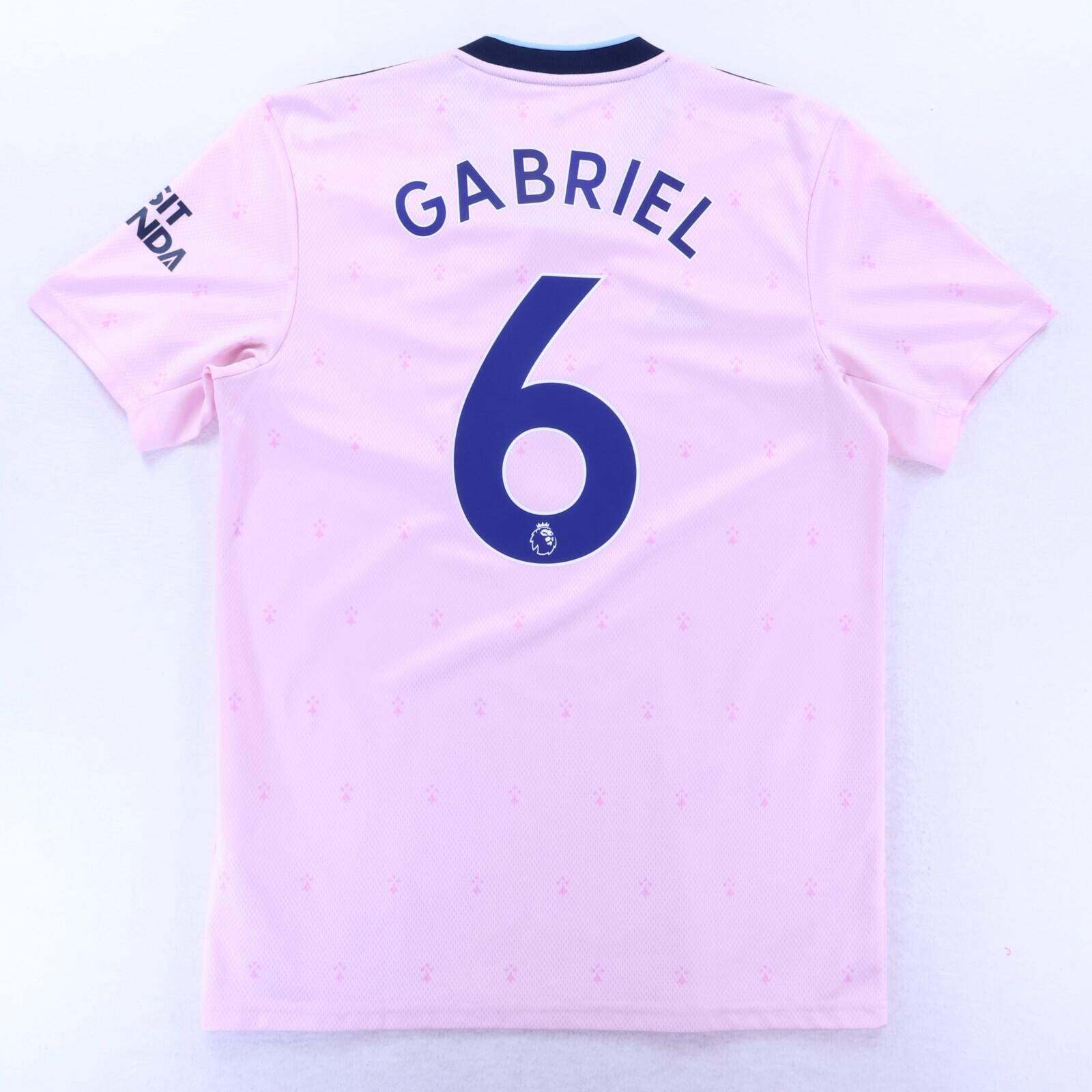 *MINT* Arsenal Gabriel #6 2022/23 Third Shirt - M