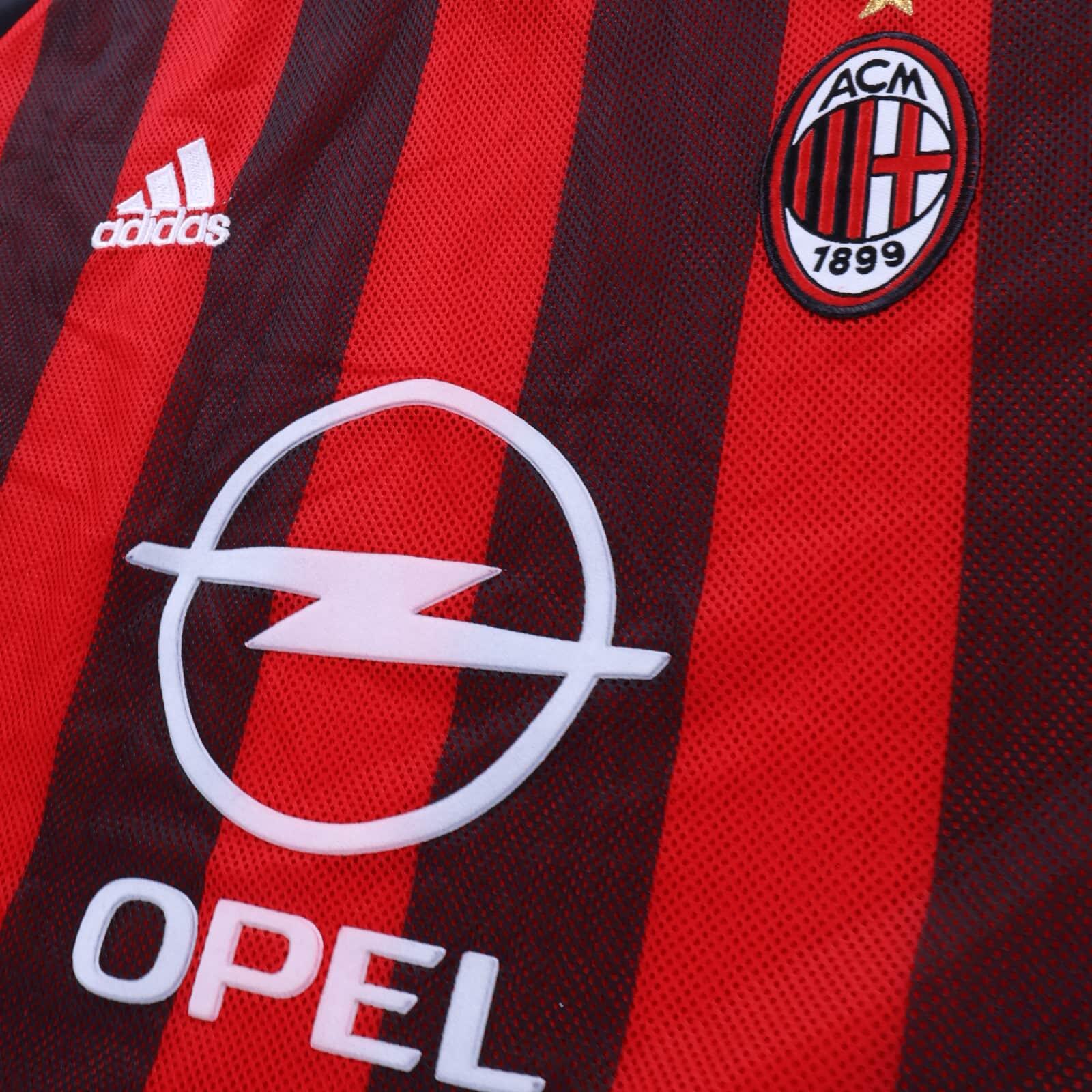 Ac Milan Maldini #3 2002/03 Home Shirt - L