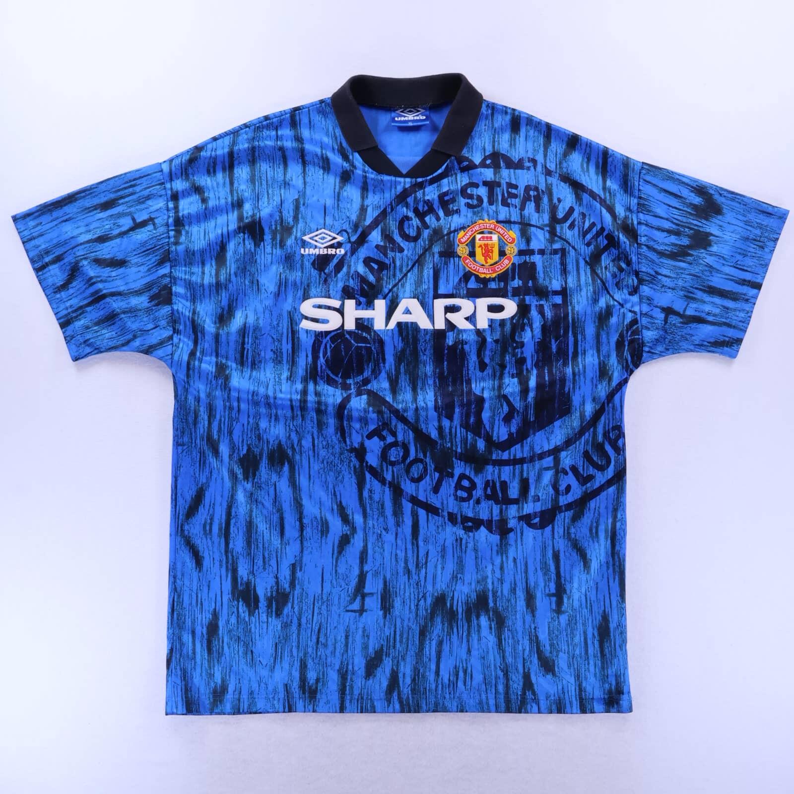 Manchester United Cantona #7 1992/93 Away Shirt - XL